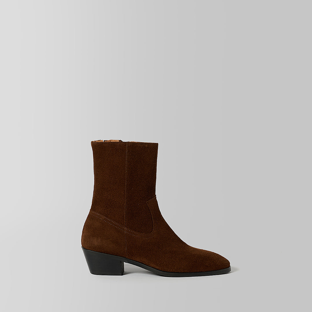 Blankens The Alva Brown Suede Boots
