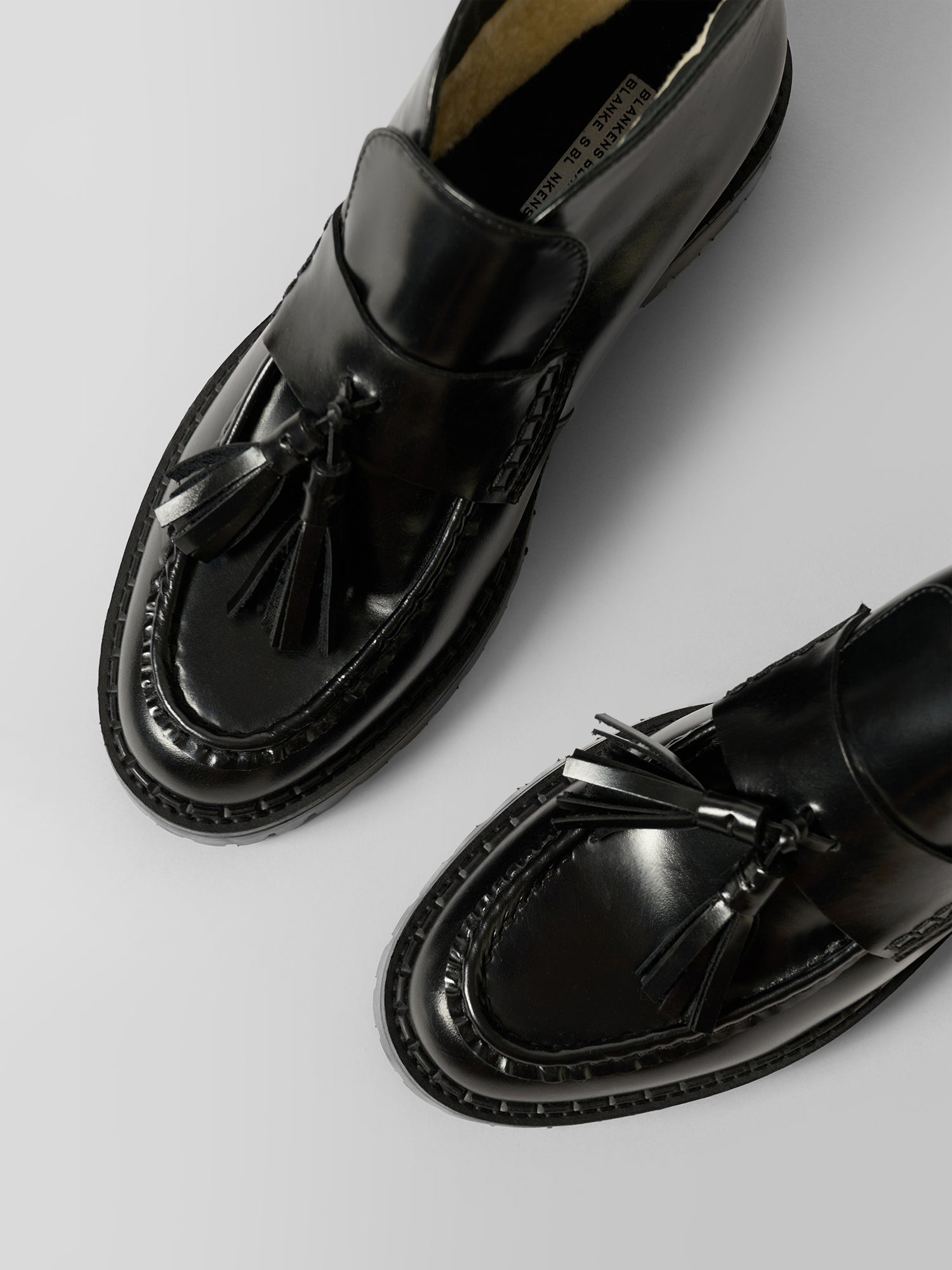 Blankens The Amal Black High Loafers