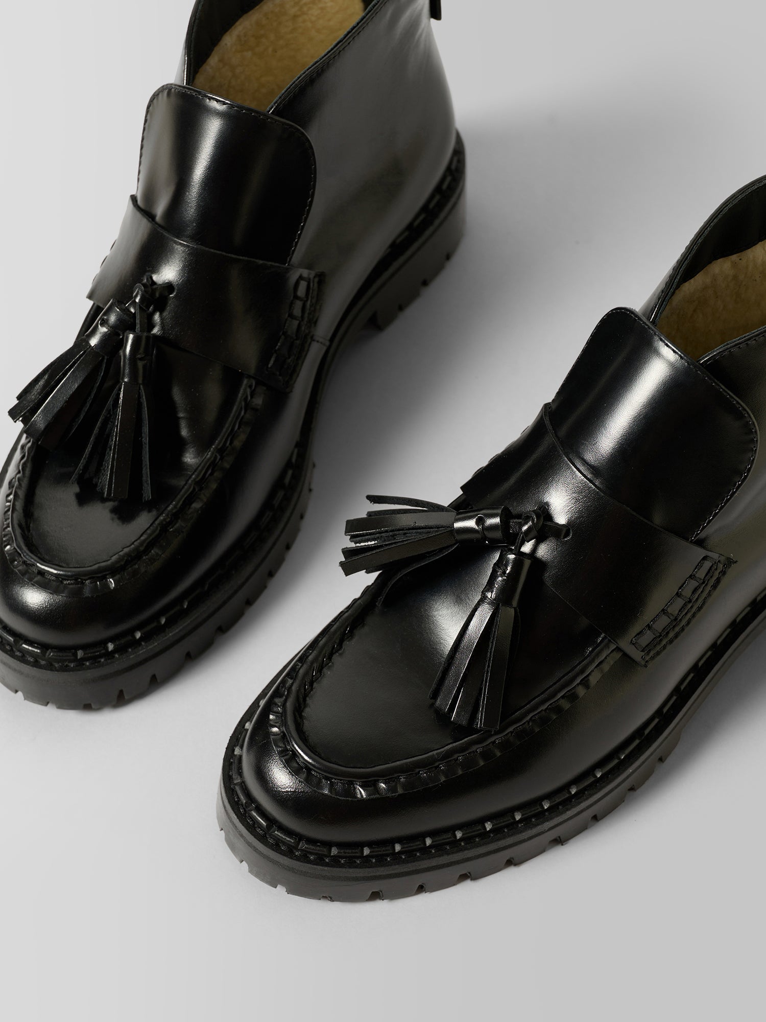 Blankens The Amal Black High Loafers