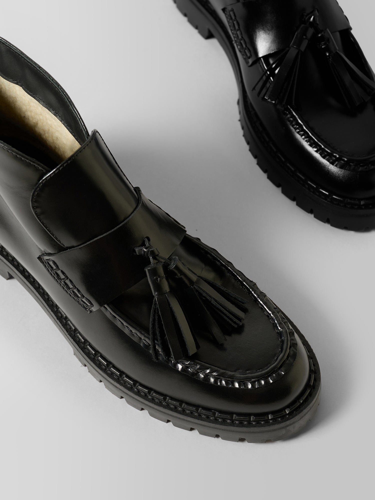 Blankens The Amal Black High Loafers