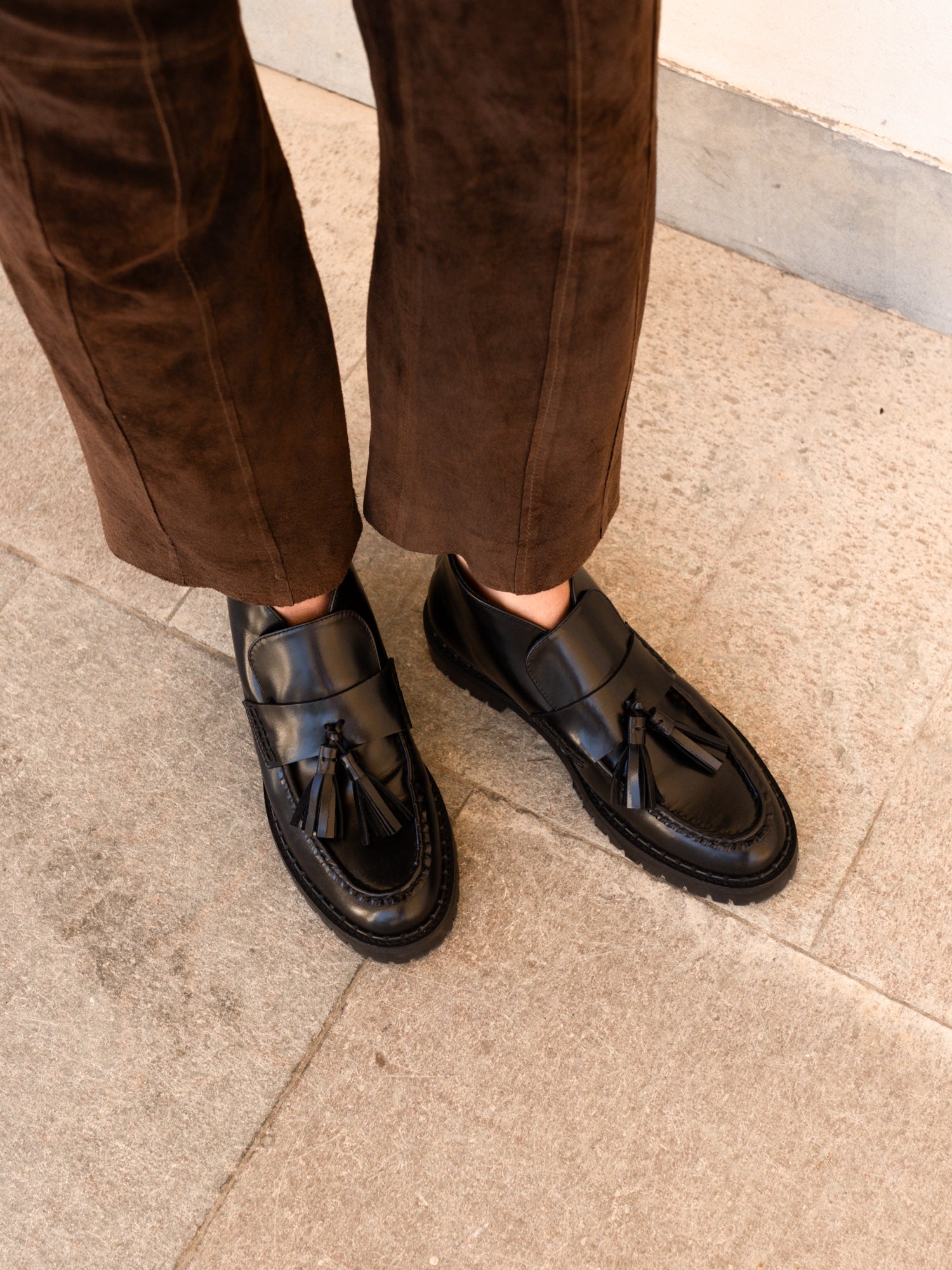 Blankens The Amal Black High Loafers