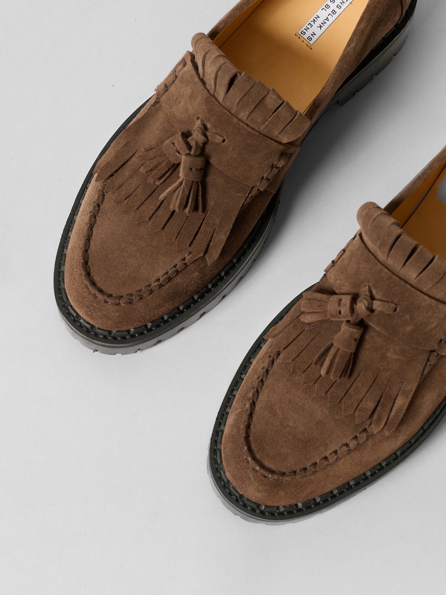 Blankens Amal Brown Suede Loafers