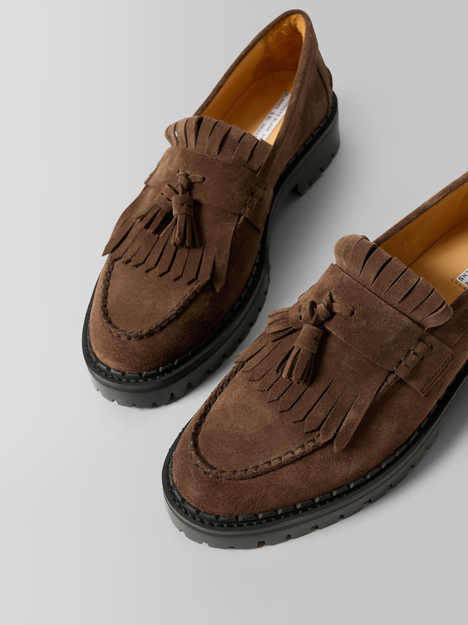 Blankens Amal Brown Suede Loafers