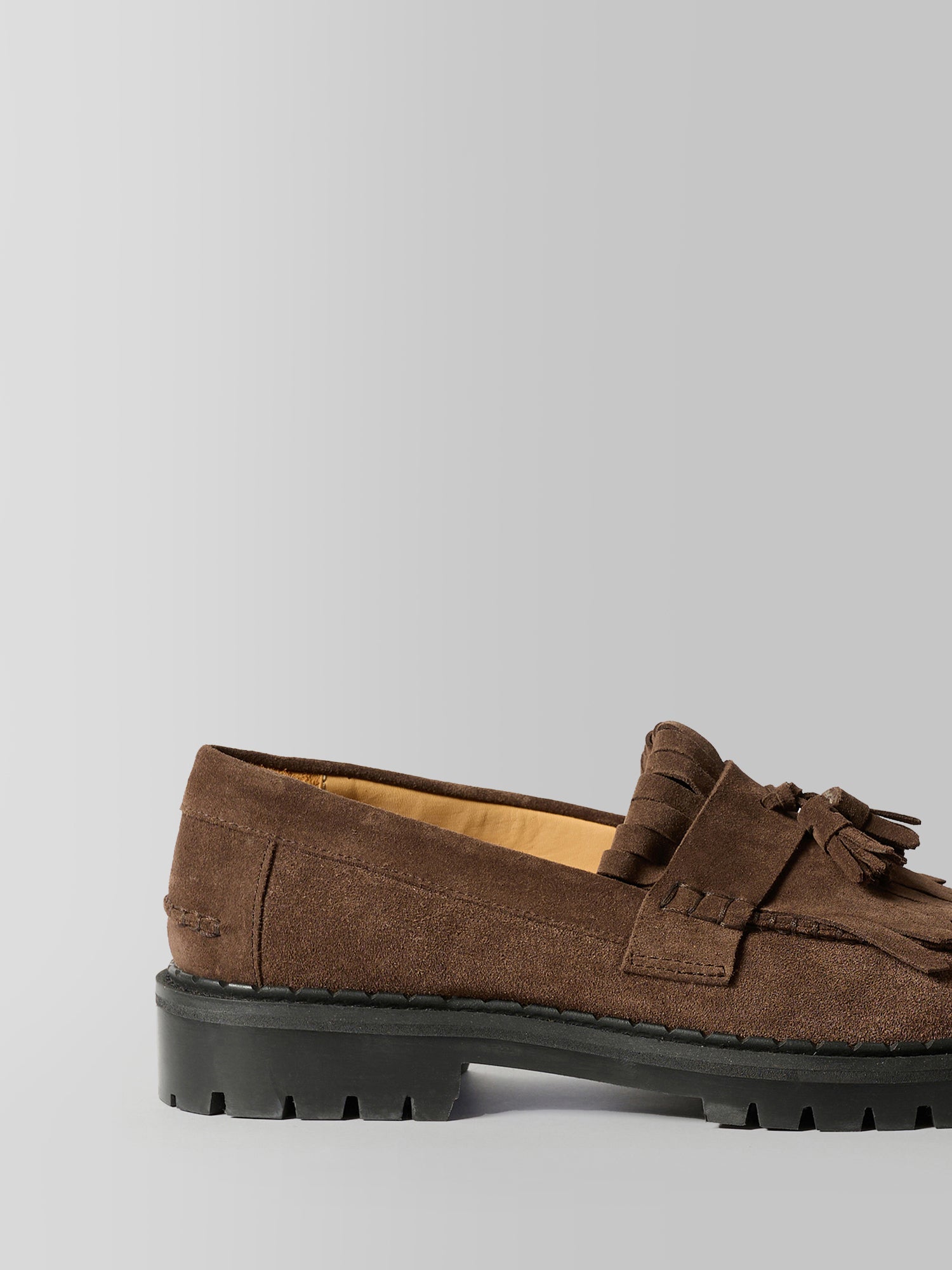 Blankens Amal Brown Suede Loafers