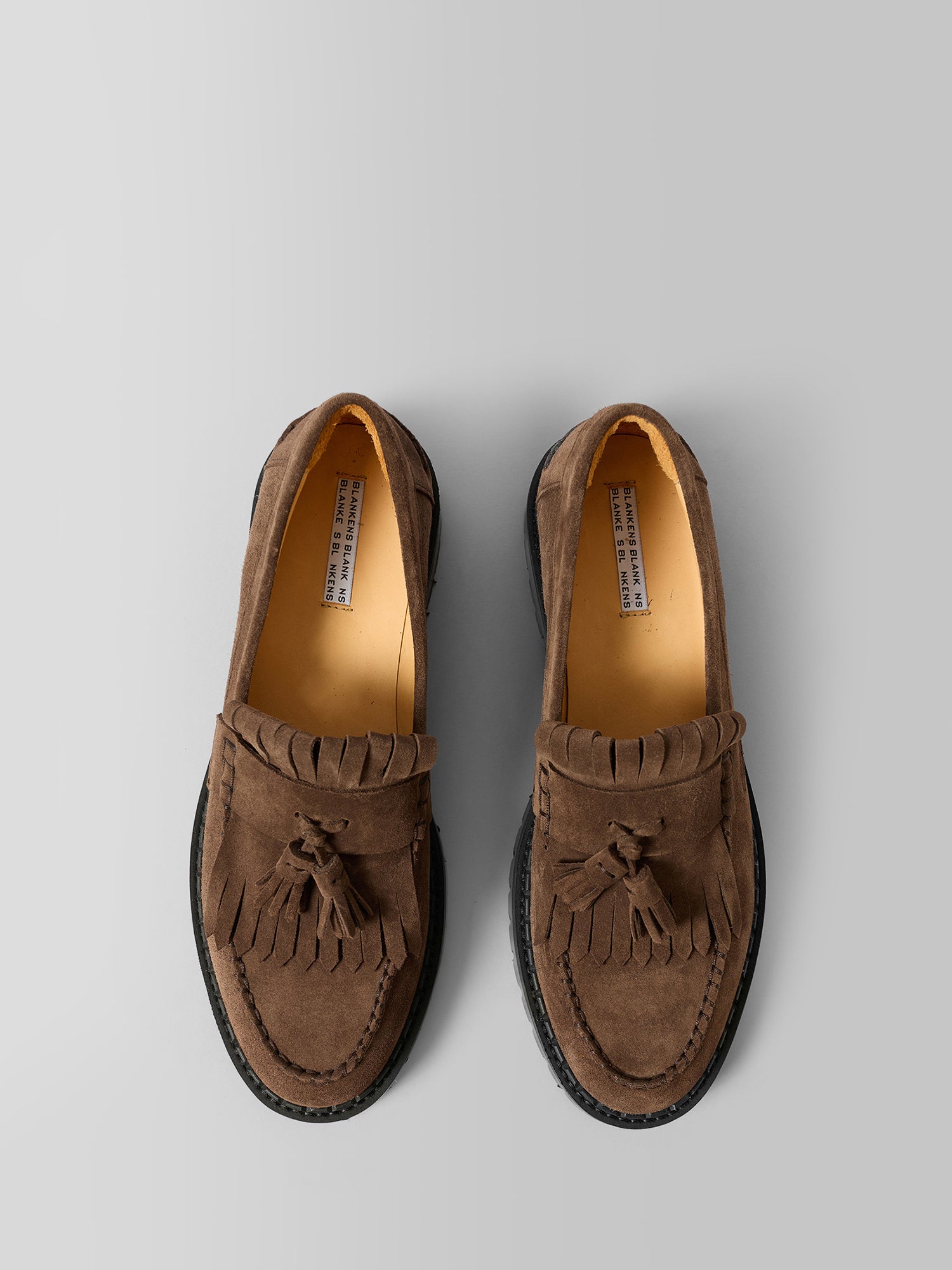 Blankens Amal Brown Suede Loafers