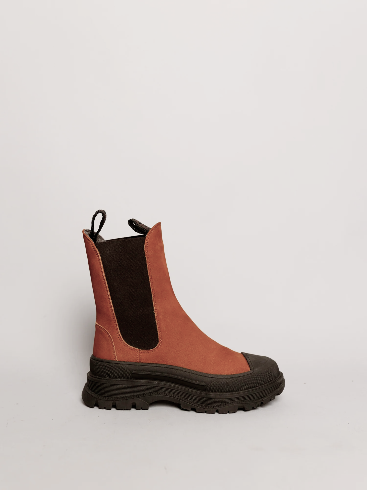 THE BALTIMORE WATER RESISTANT LEATHER BOOT CINNAMON