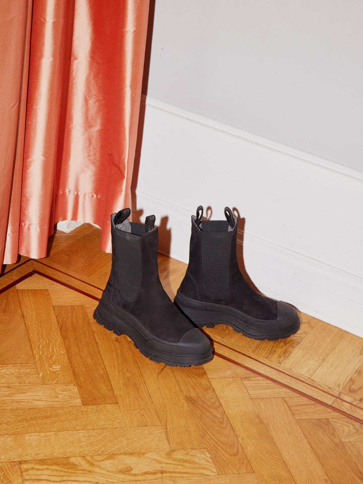 The Baltimore Black Water-Resistant Leather