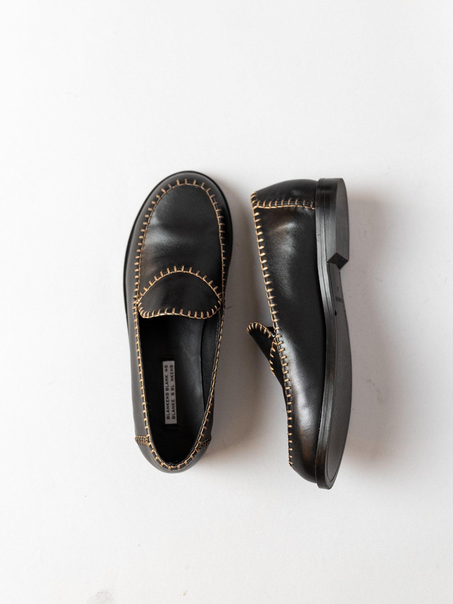 Blankens The Celeste Contrast Stitching loafers