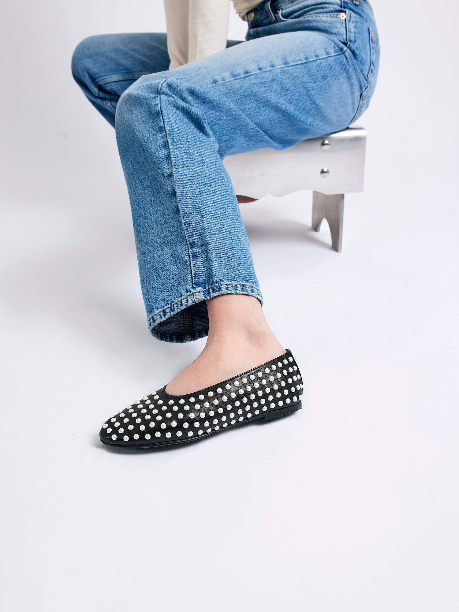 Blankens The Coco with pearls ballerina flats