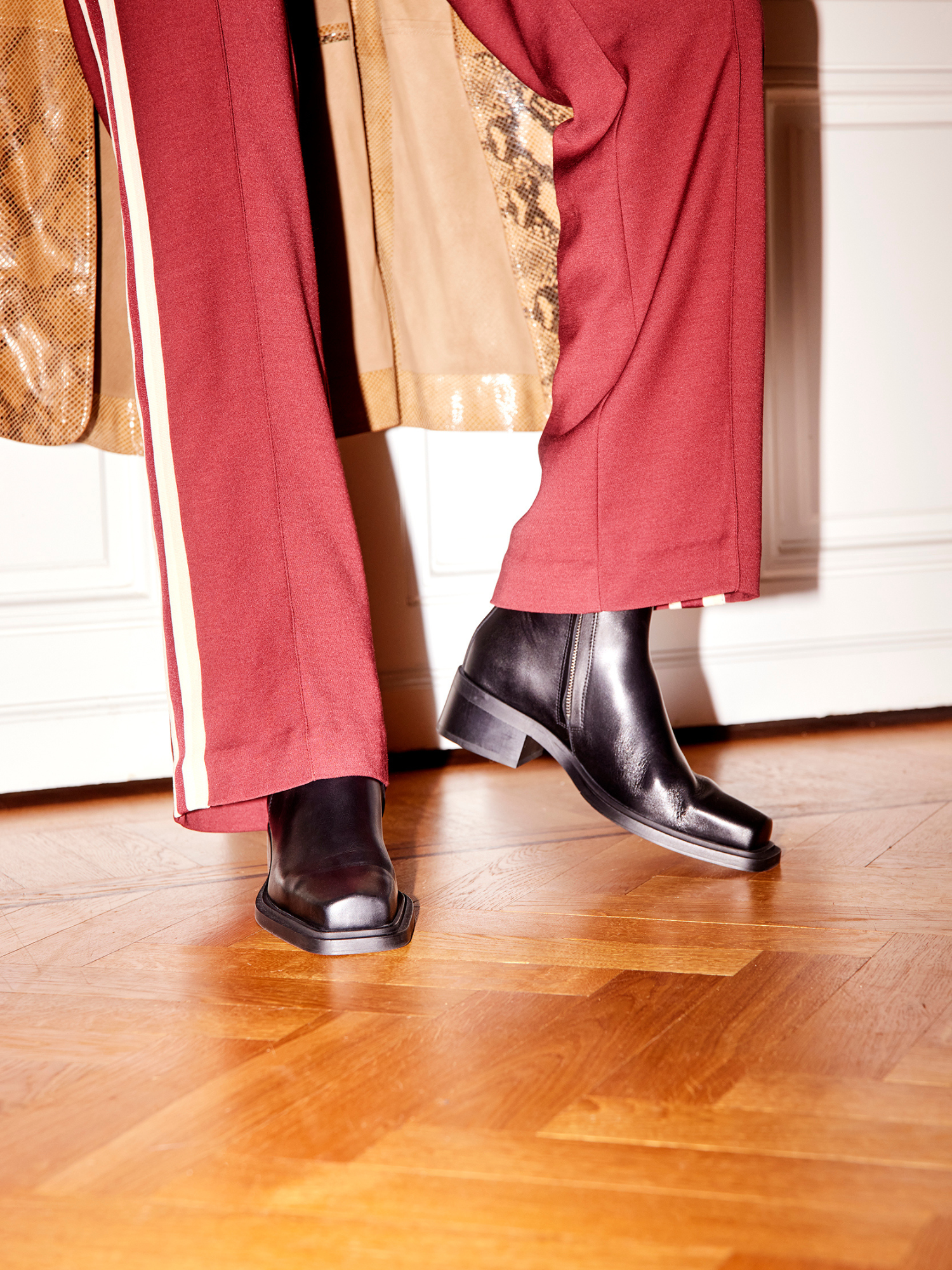 Blankens The Hedda Black leather boots