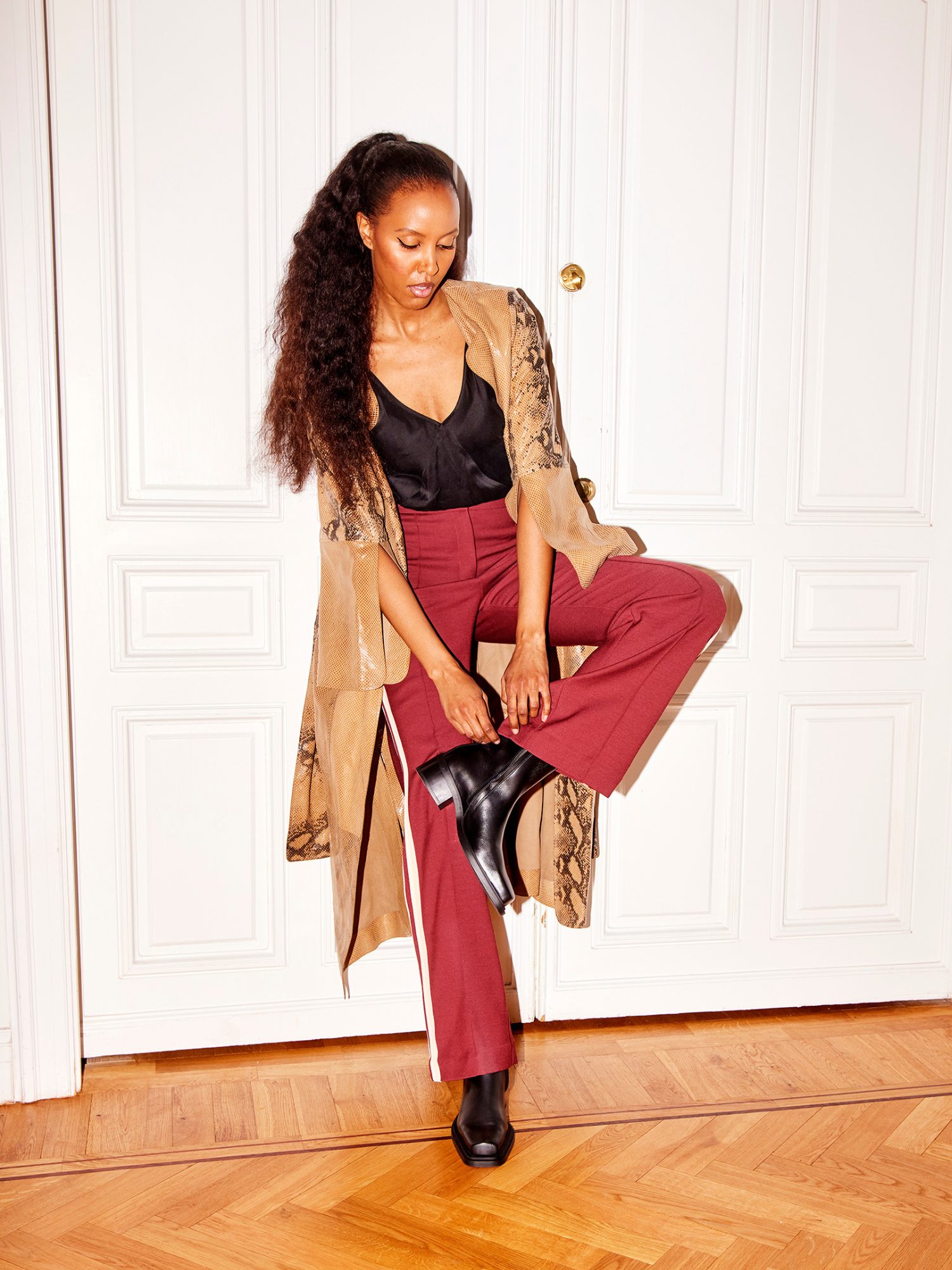 Blankens The Hedda Black leather boots