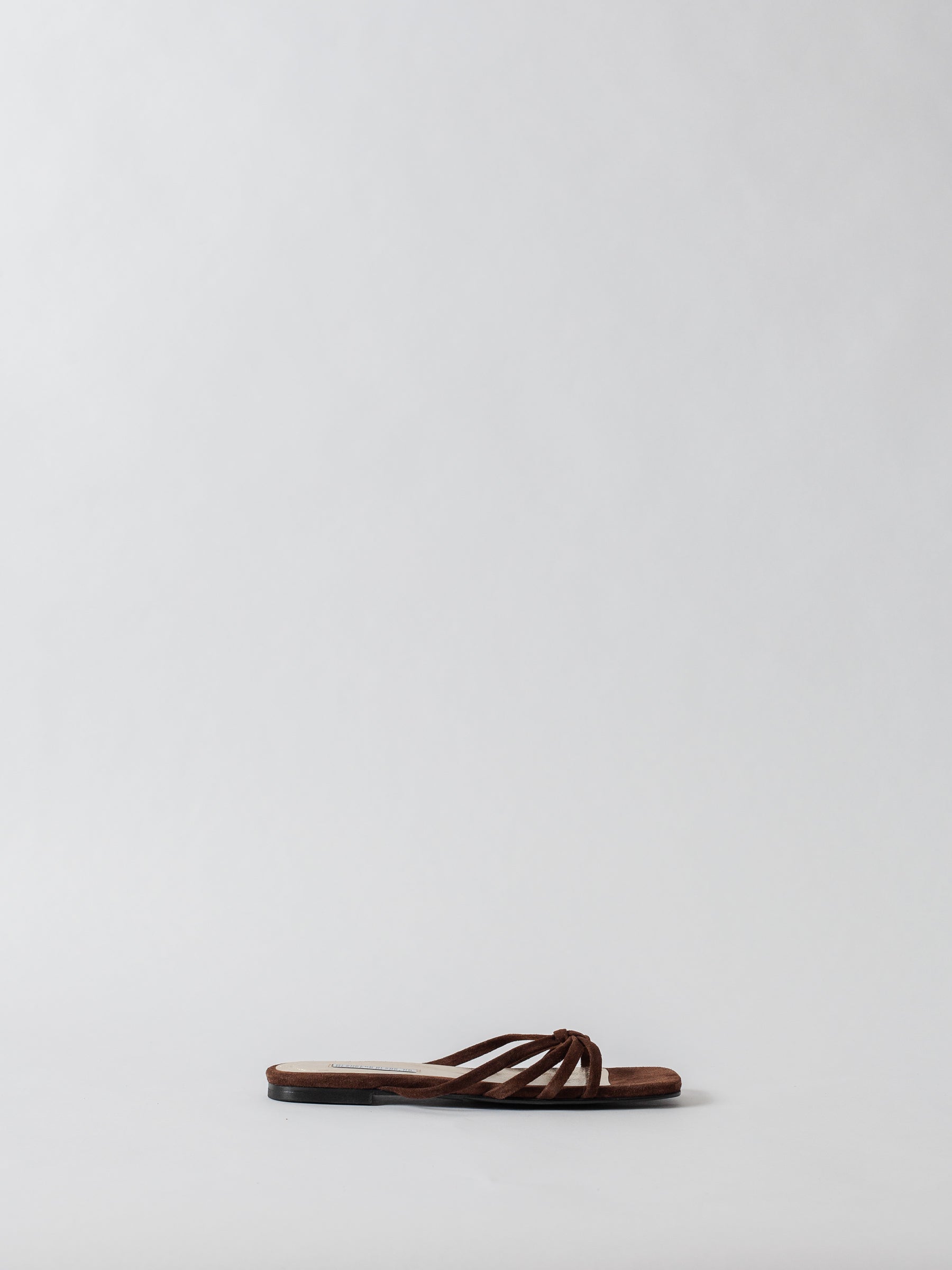 Blankens The Jennie Flat Brown Suede
