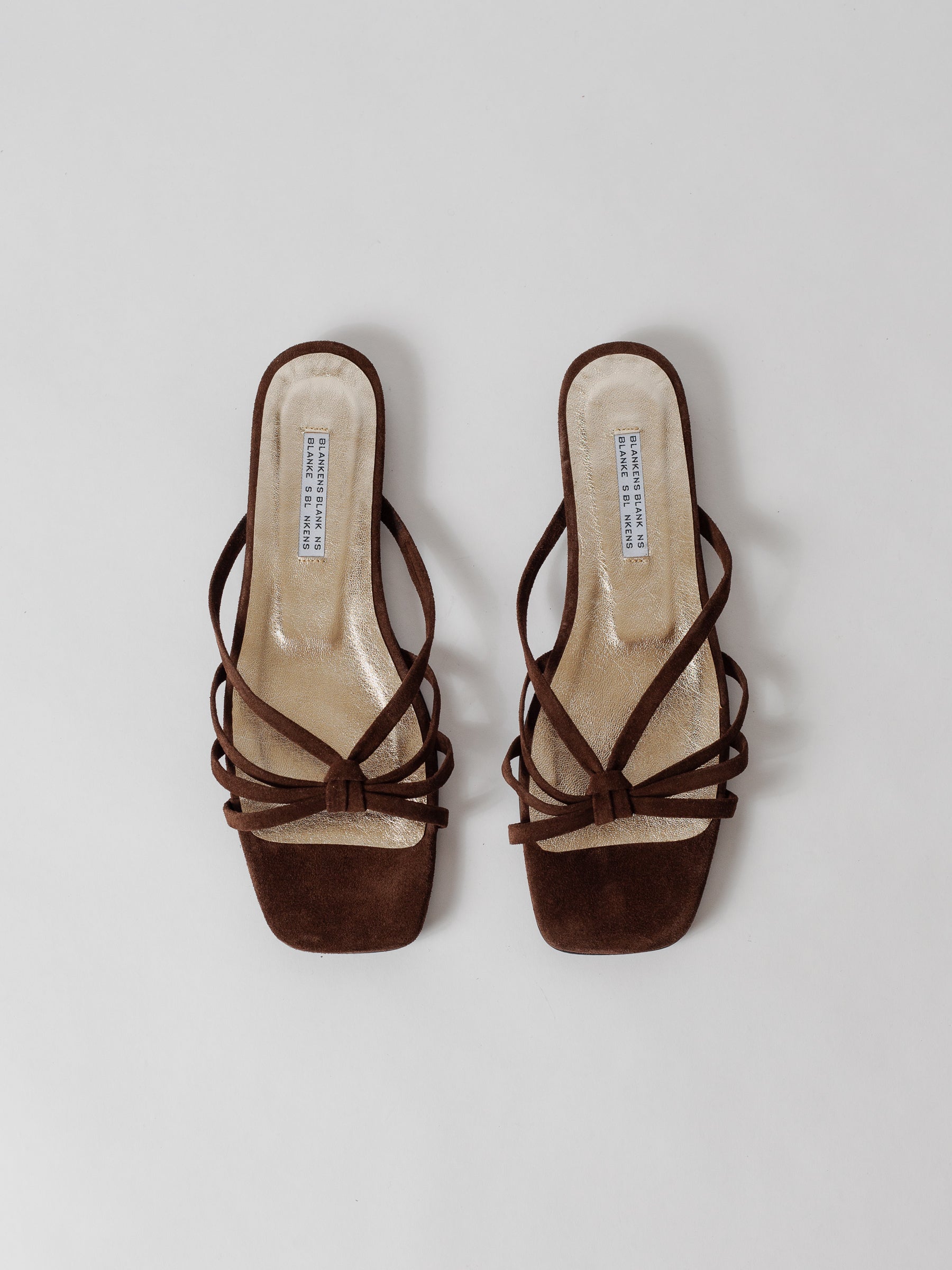 Blankens The Jennie Flat Brown Suede