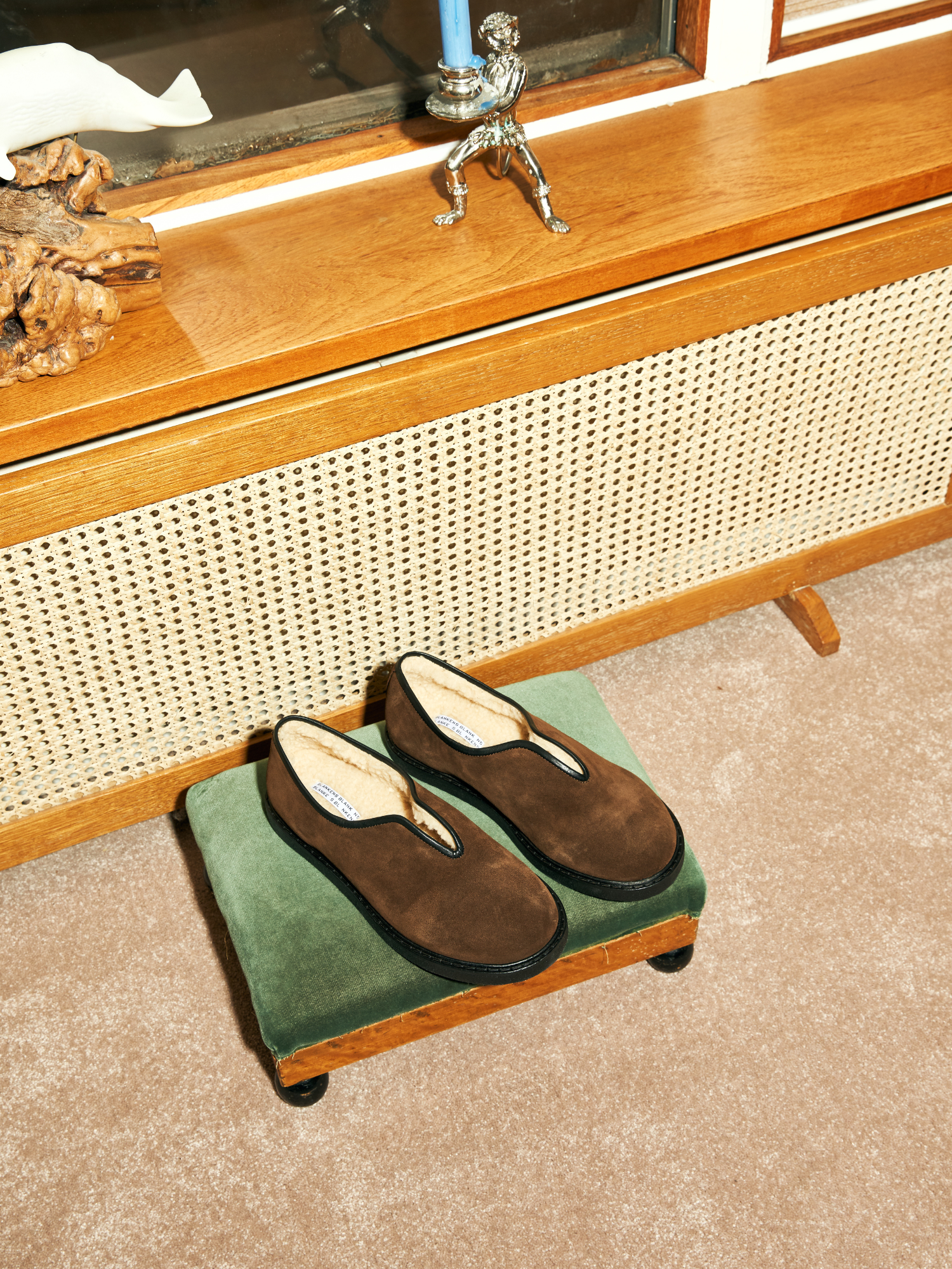 Blankens The Malin suede slip-on flats