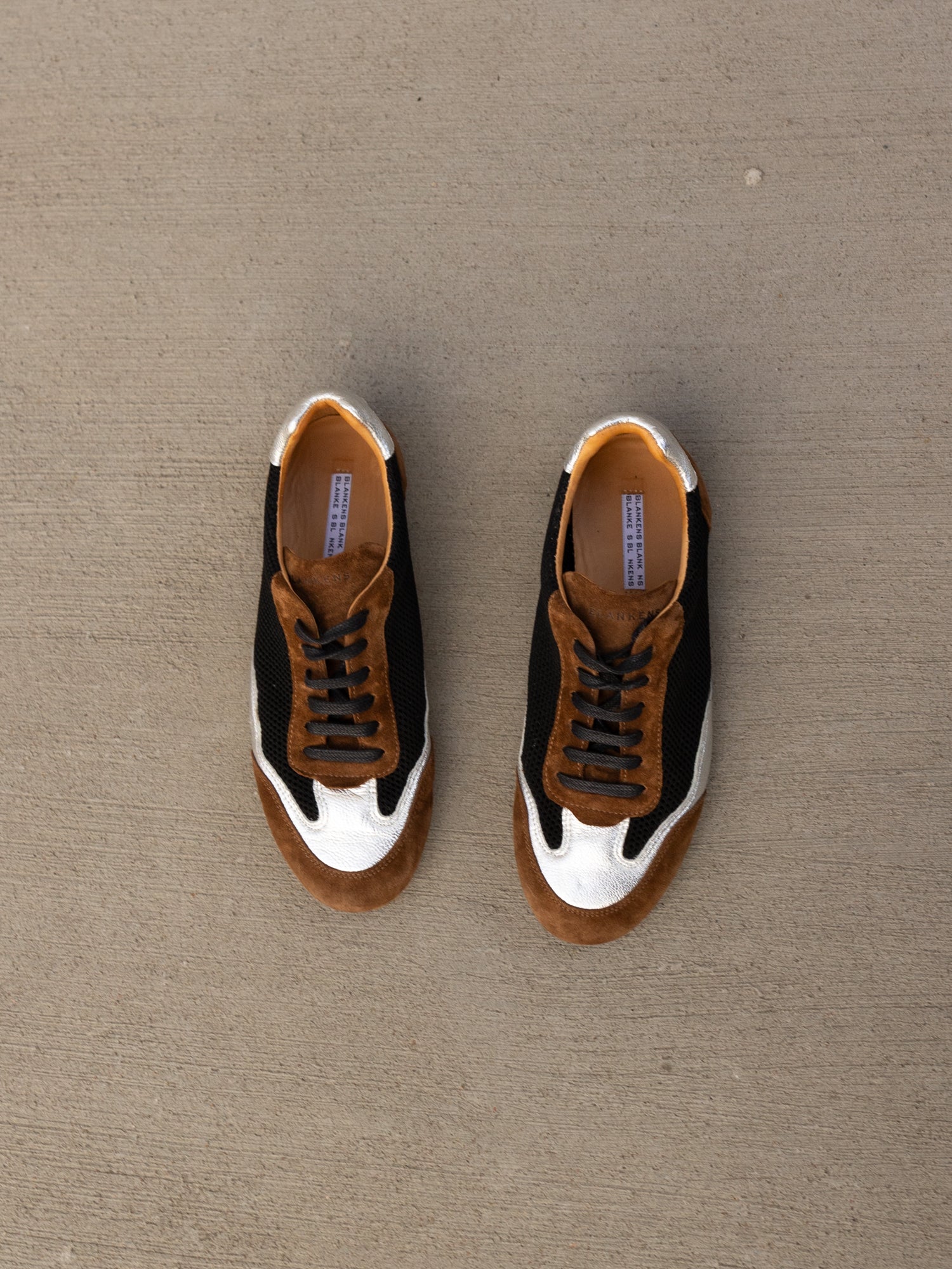 Blankens The May Sneakers Black, Brown and Silver
