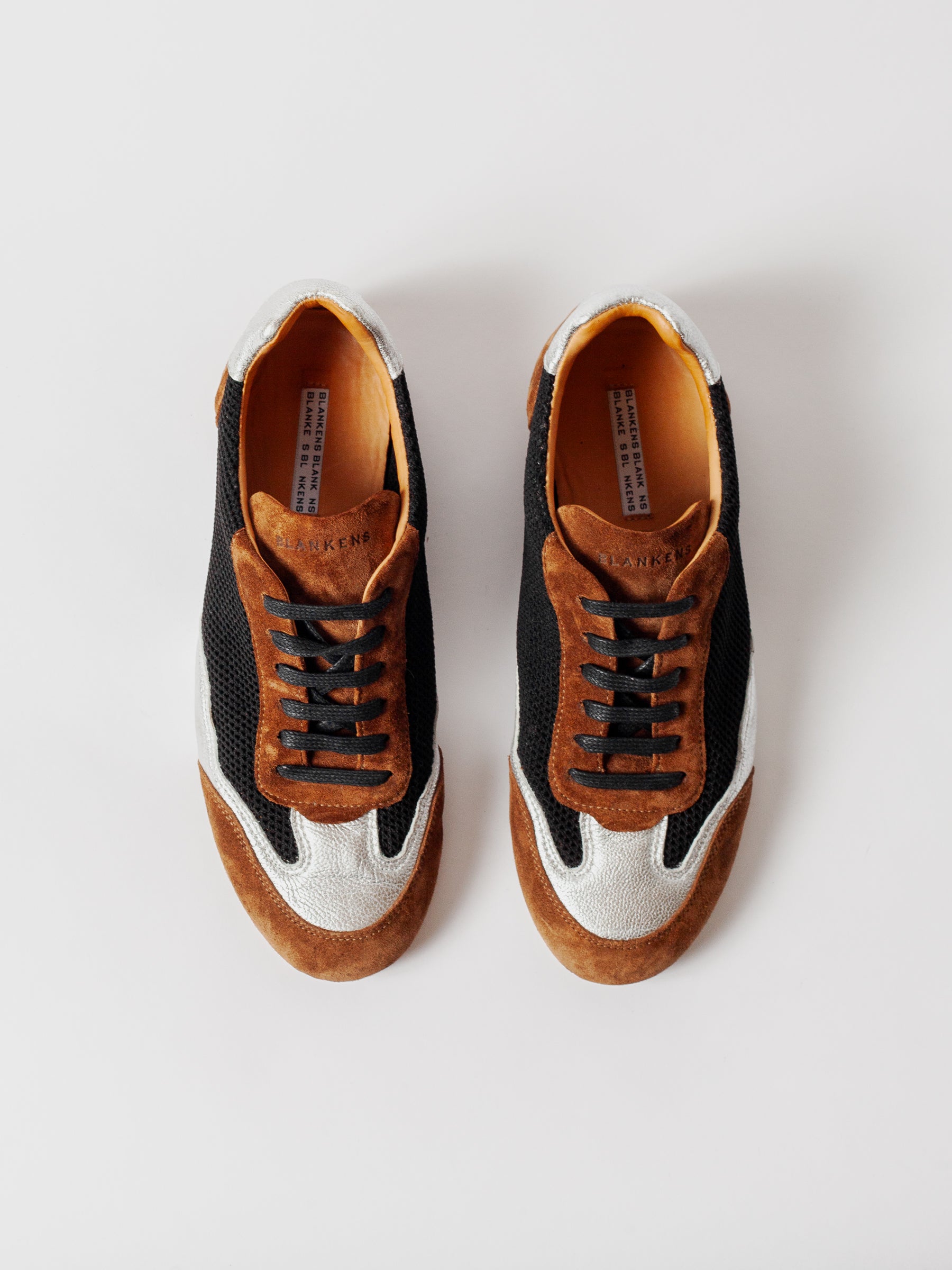 Blankens The May Sneakers Black, Brown and Silver