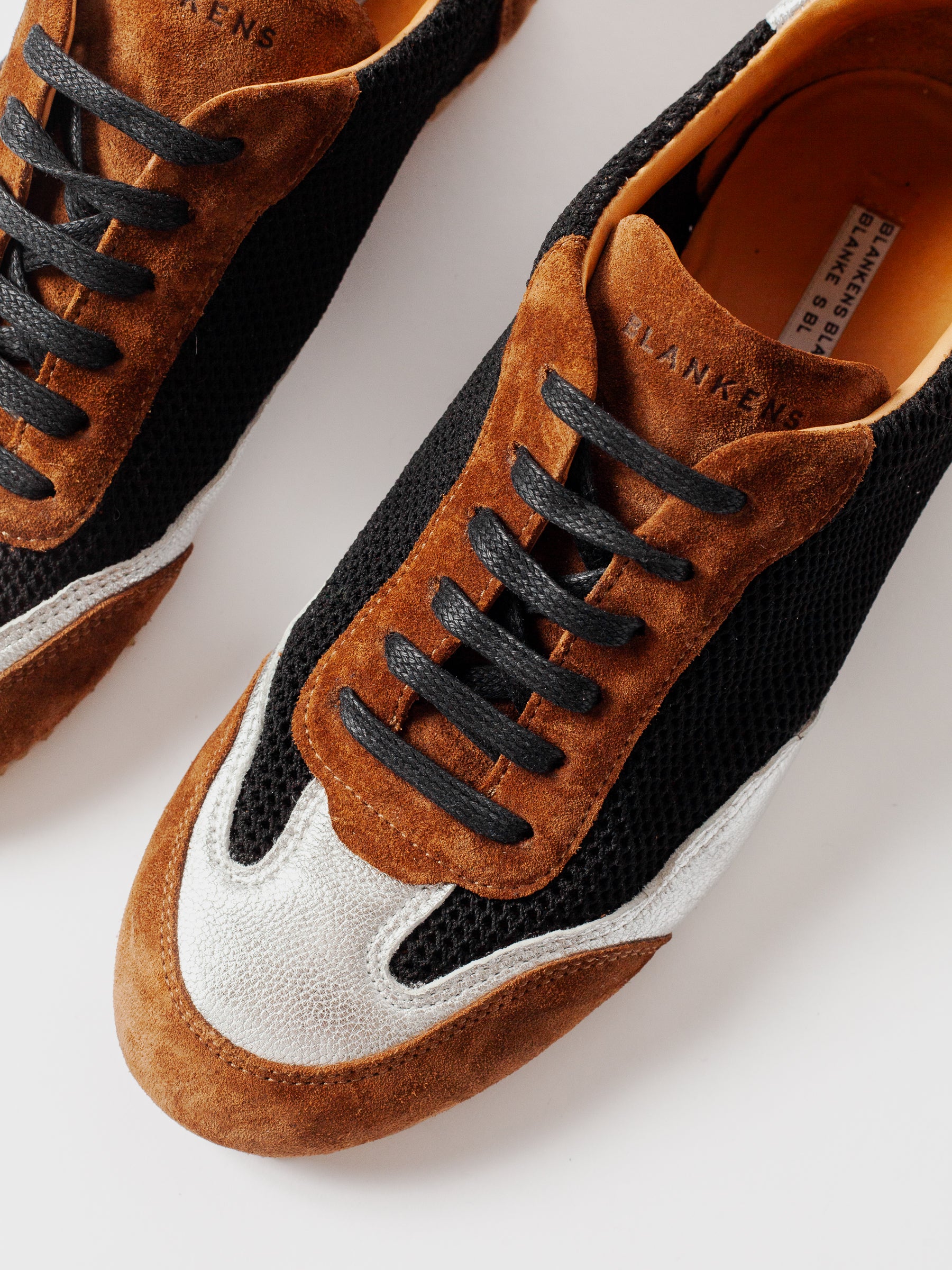Blankens The May Sneakers Black, Brown and Silver