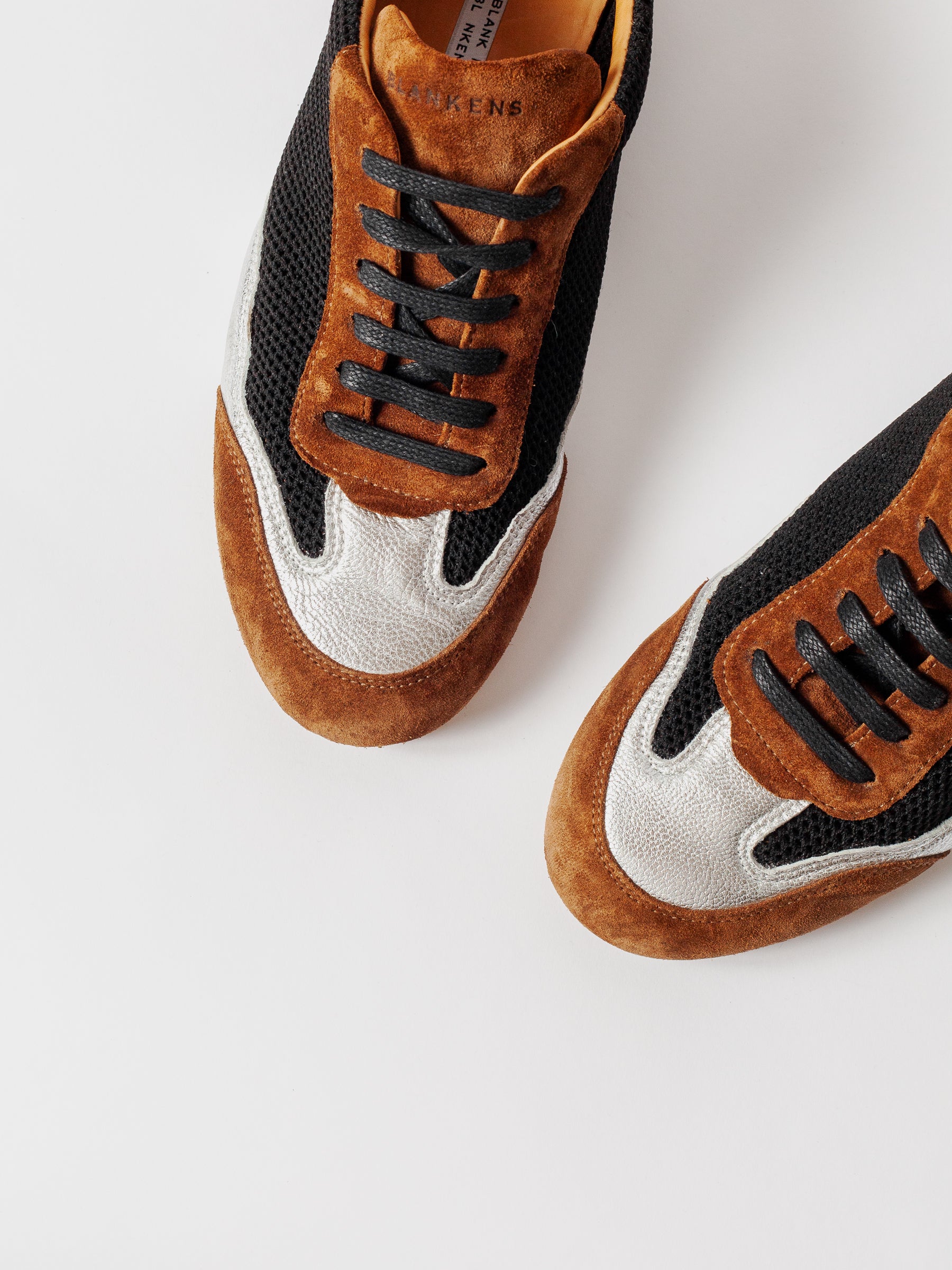 Blankens The May Sneakers Black, Brown and Silver