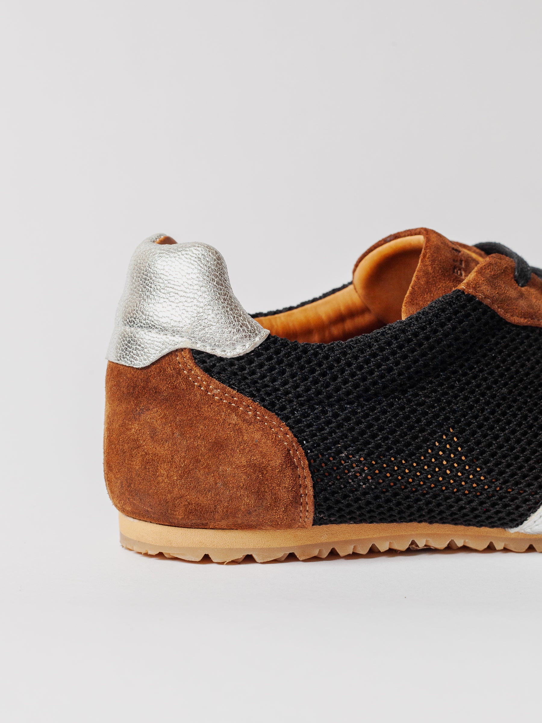 Blankens The May Sneakers Black, Brown and Silver