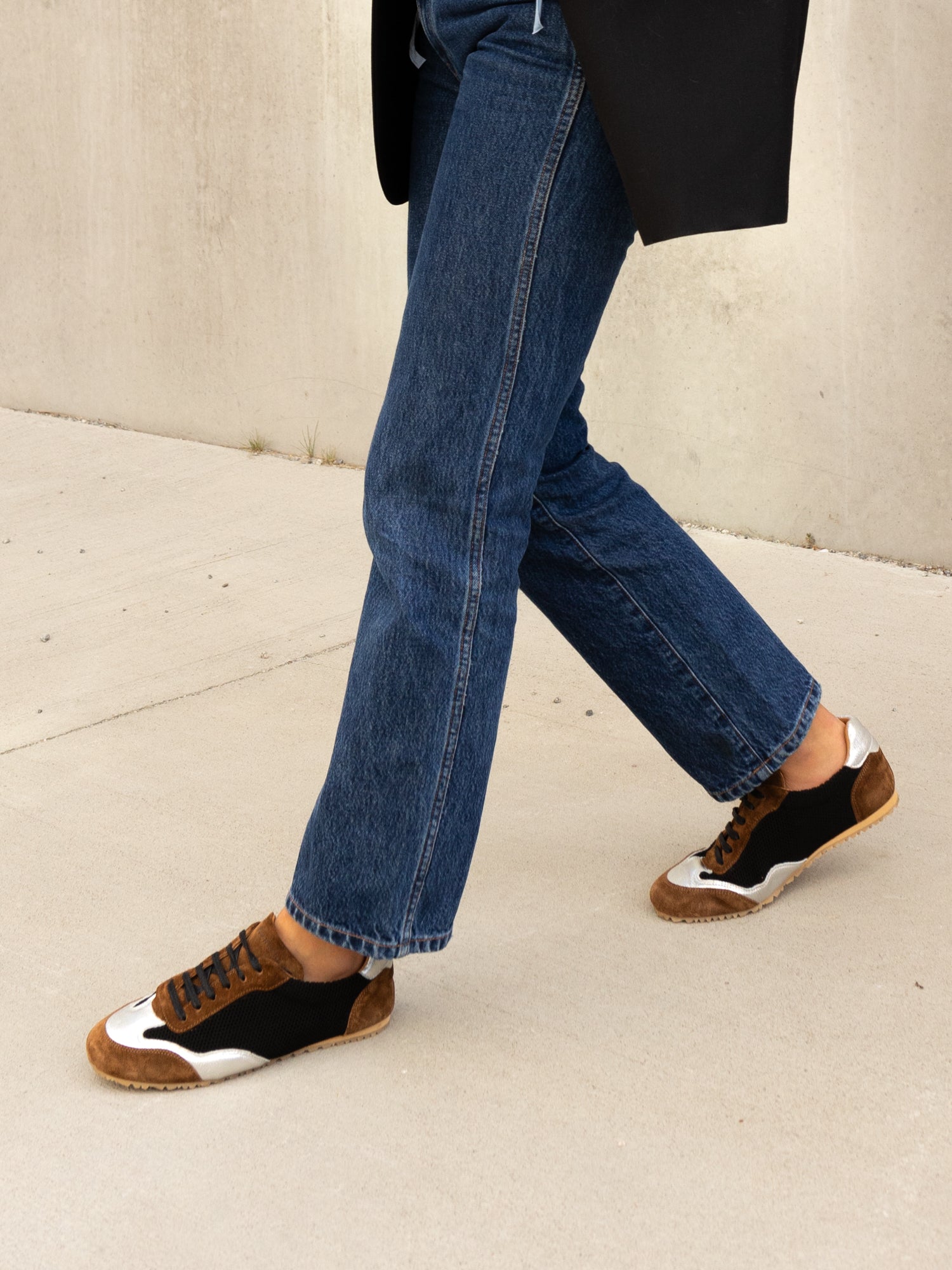 Blankens The May Sneakers Black, Brown and Silver