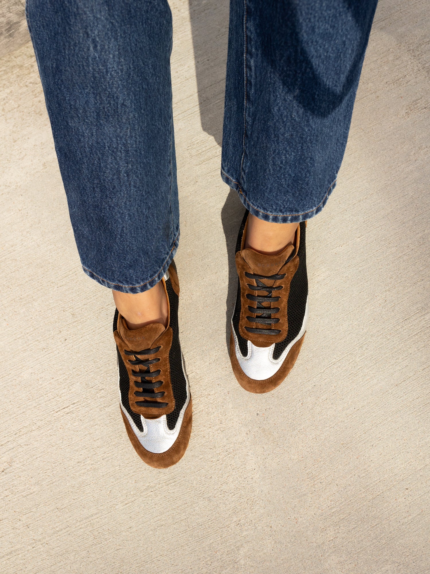 Blankens The May Sneakers Black, Brown and Silver