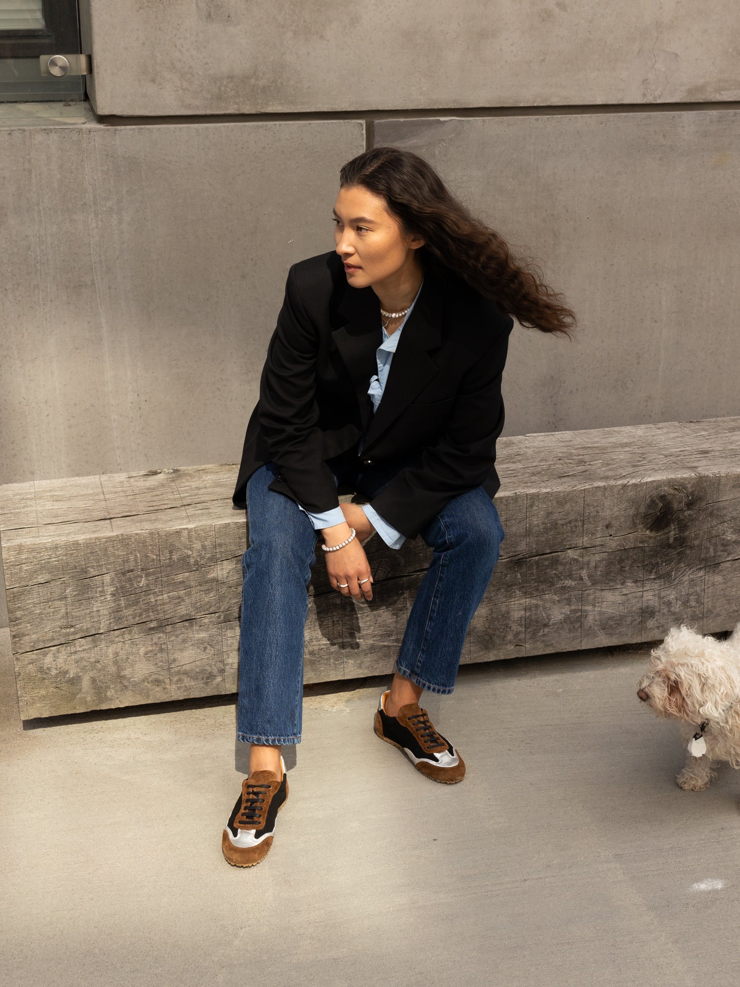 Blankens The May Sneakers Black, Brown and Silver