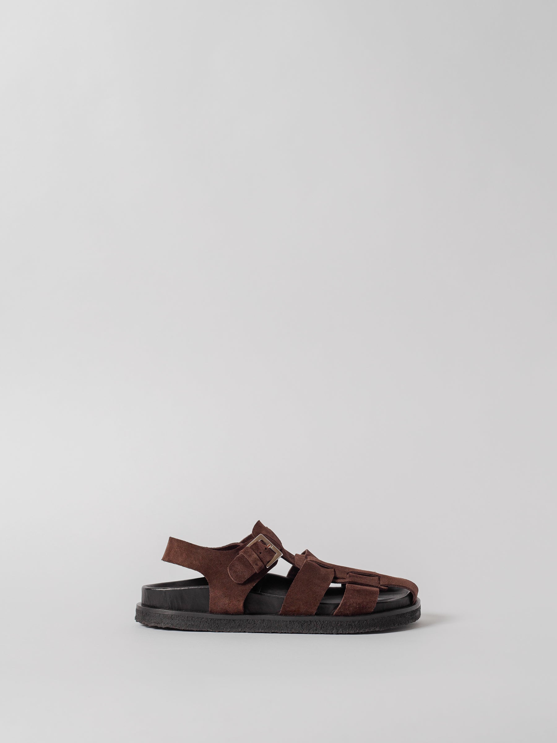 Blankens The Sanremo Suede Brown sandals