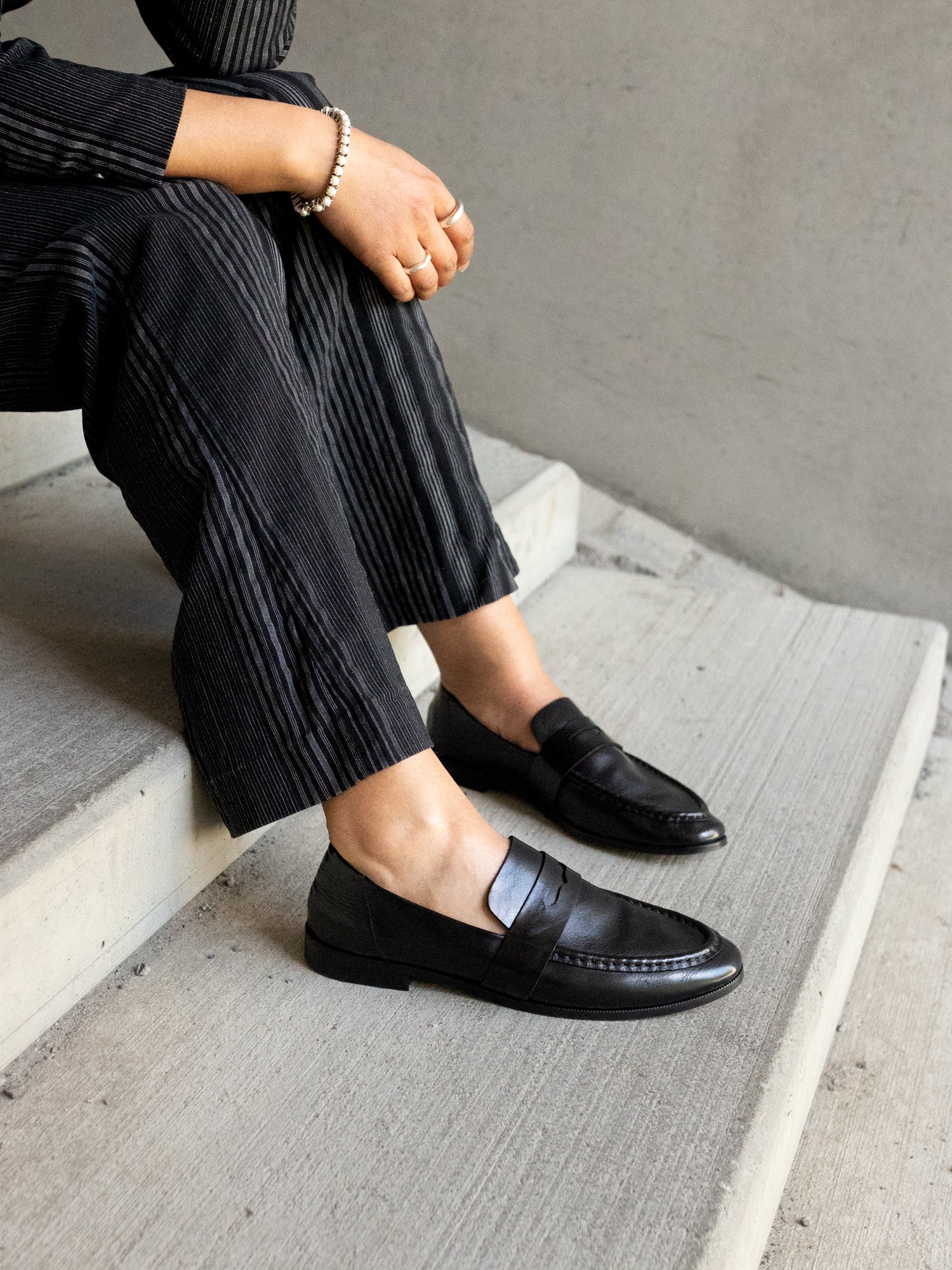 Blankens The Vienna black leather loafer