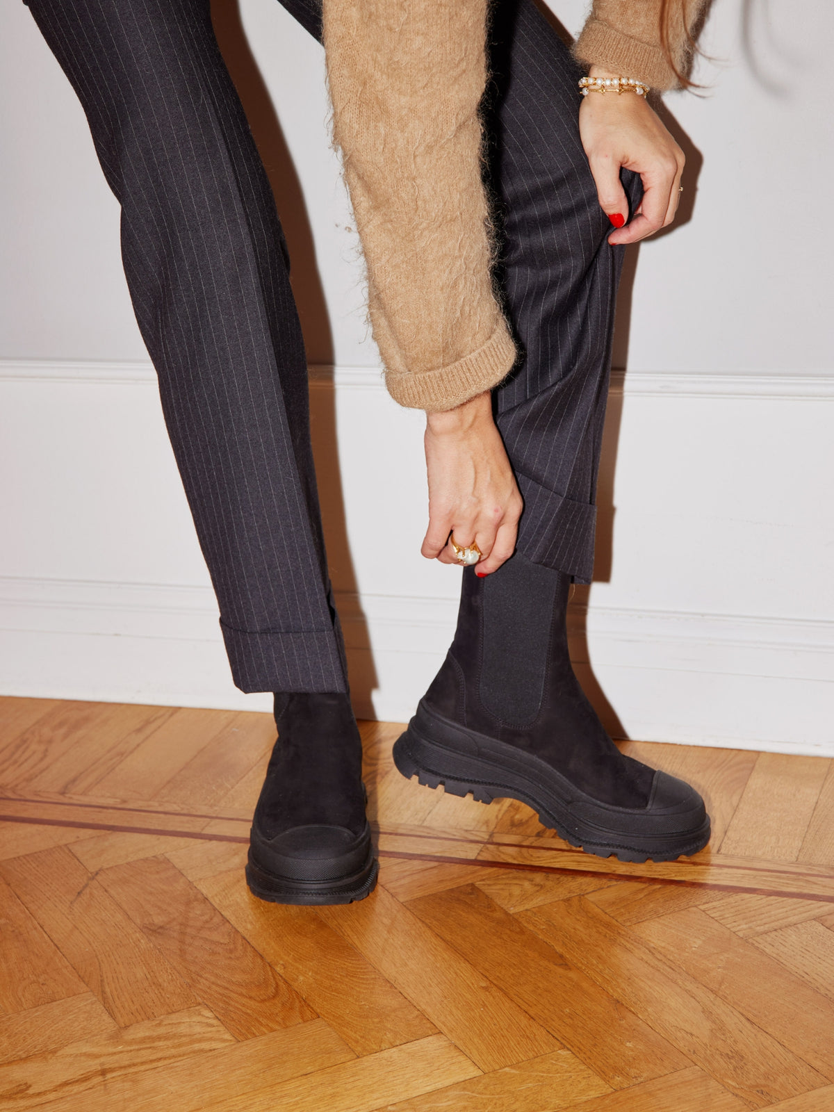 The Baltimore Black Water-Resistant Leather