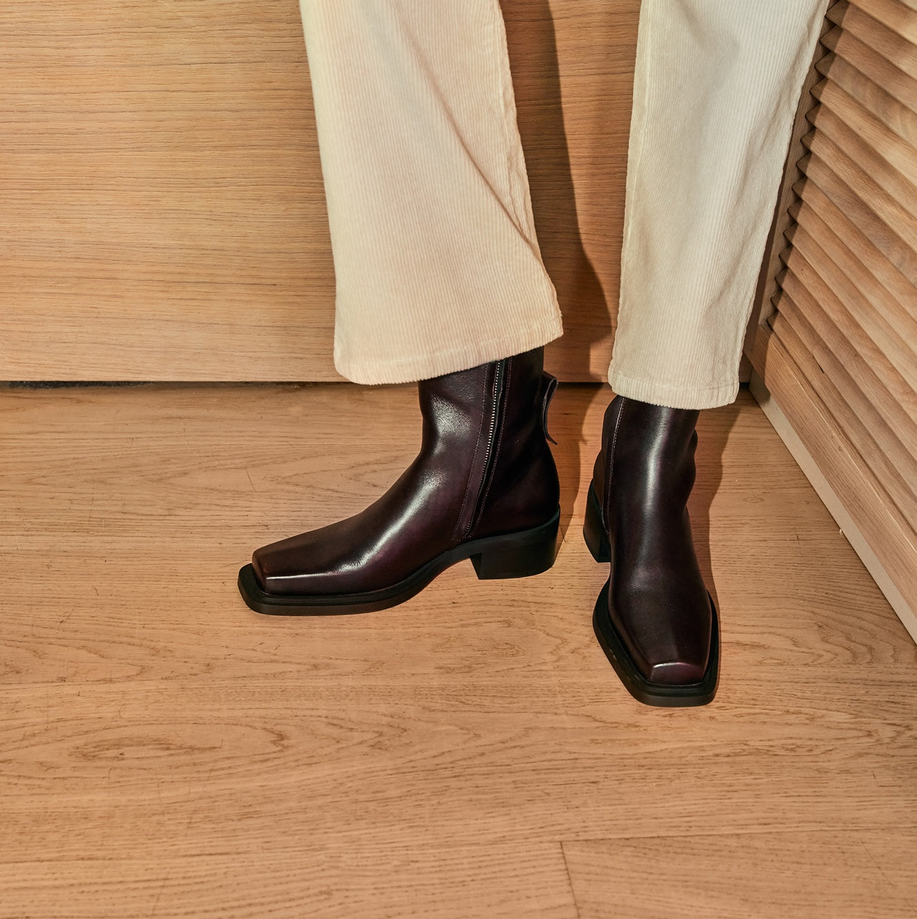 Blankens The Hedda brown leather boot