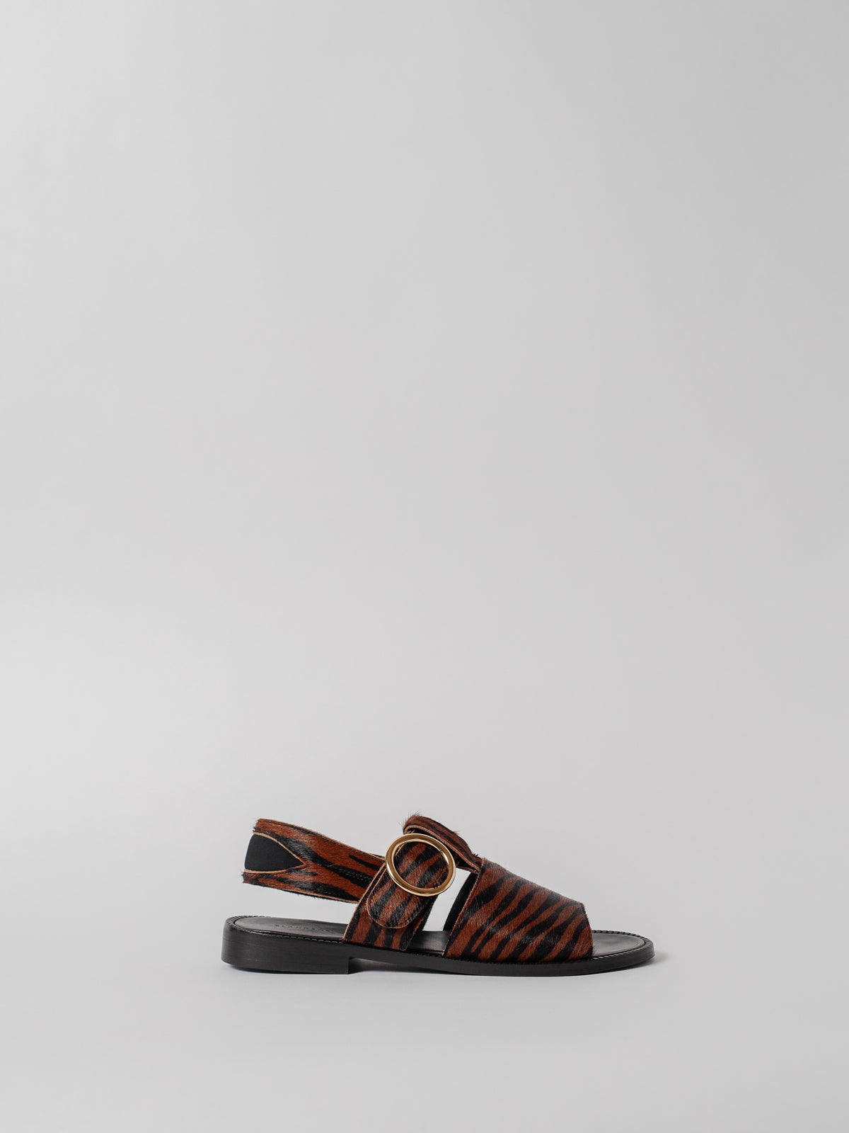 The Palermo Rust Zebra Hair-On Leather