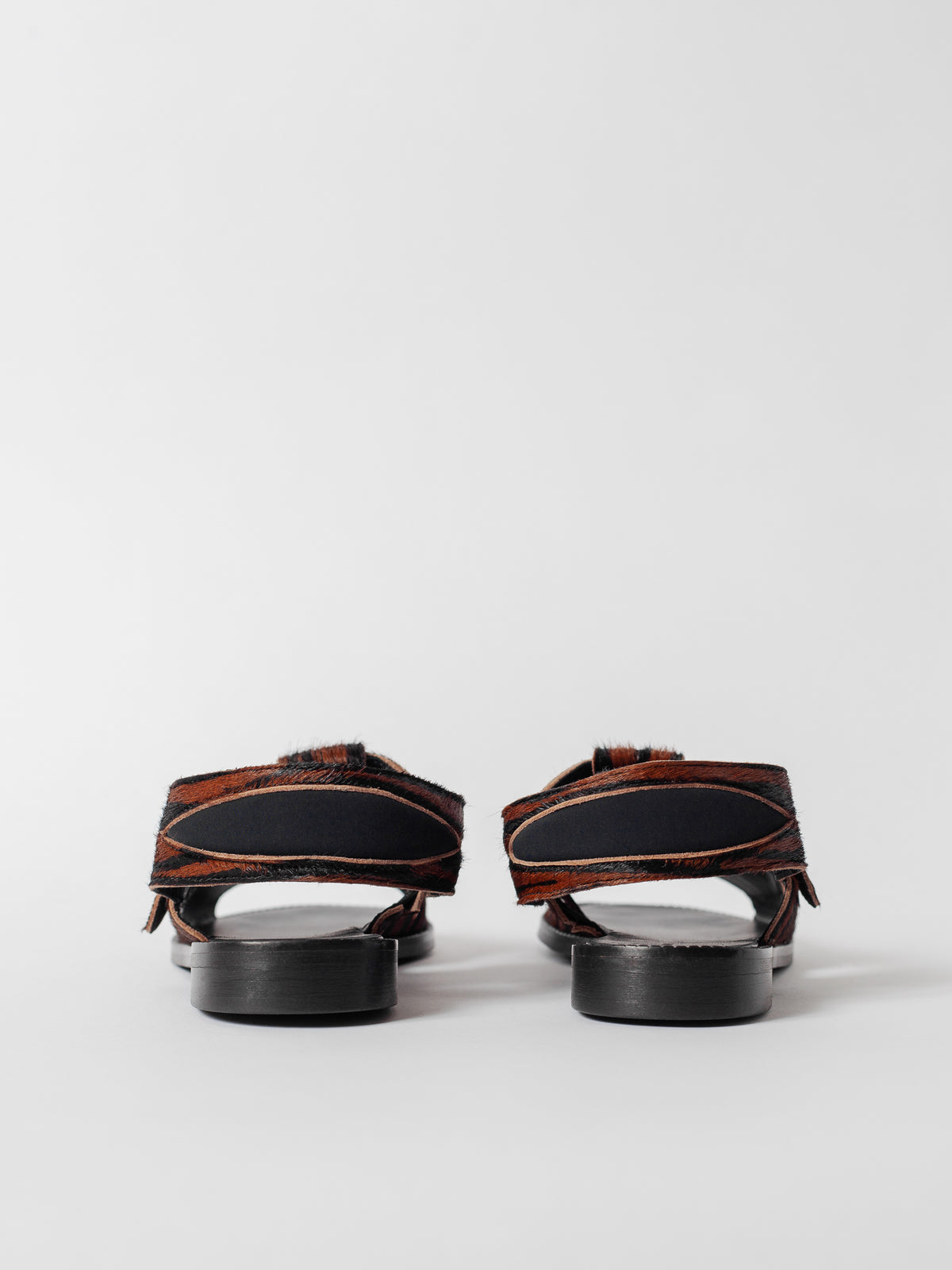 The Palermo Rust Zebra Hair-On Leather