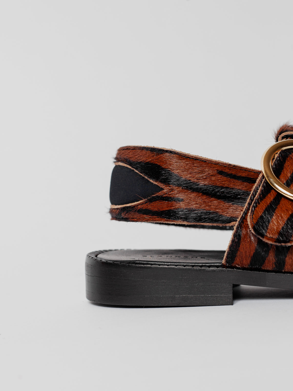 The Palermo Rust Zebra Hair-On Leather