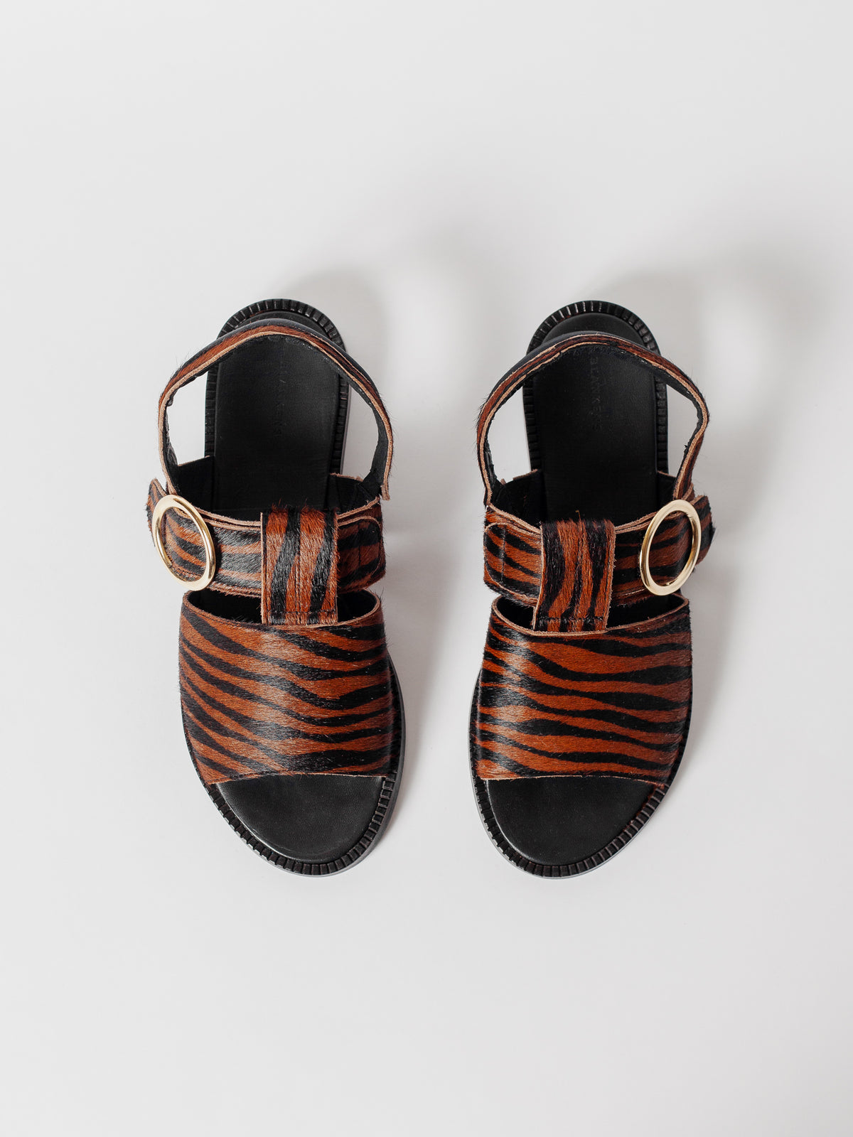 The Palermo Rust Zebra Hair-On Leather