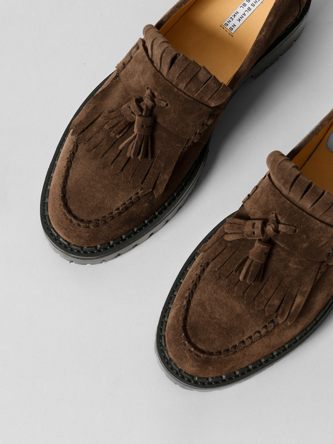 THE AMAL BROWN SUEDE LOAFER