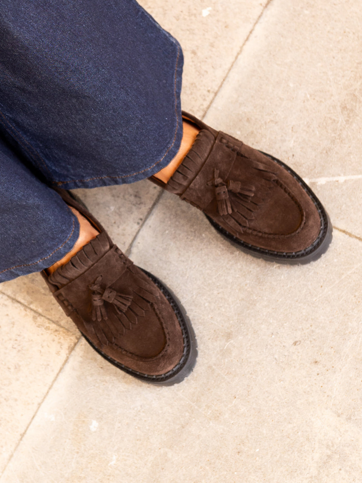 The Amal Brown Suede