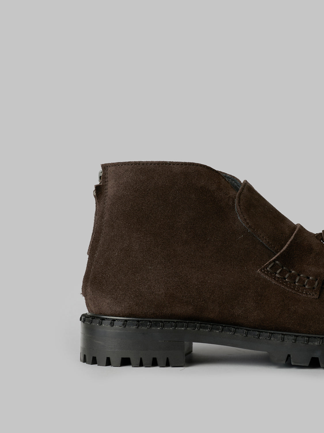 THE AMAL HIGH BROWN SUEDE