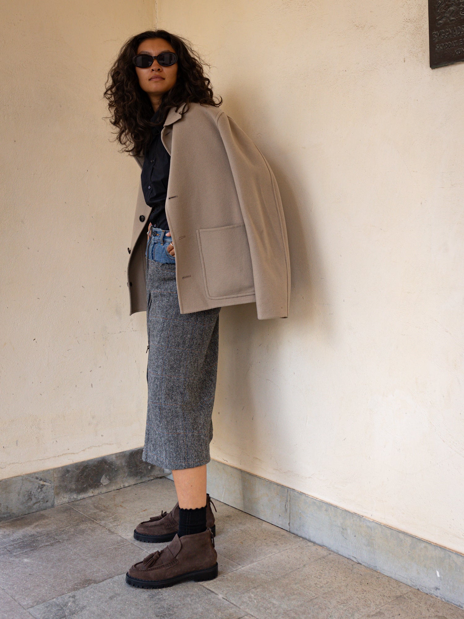 Blankens The Amal Brown High Loafers