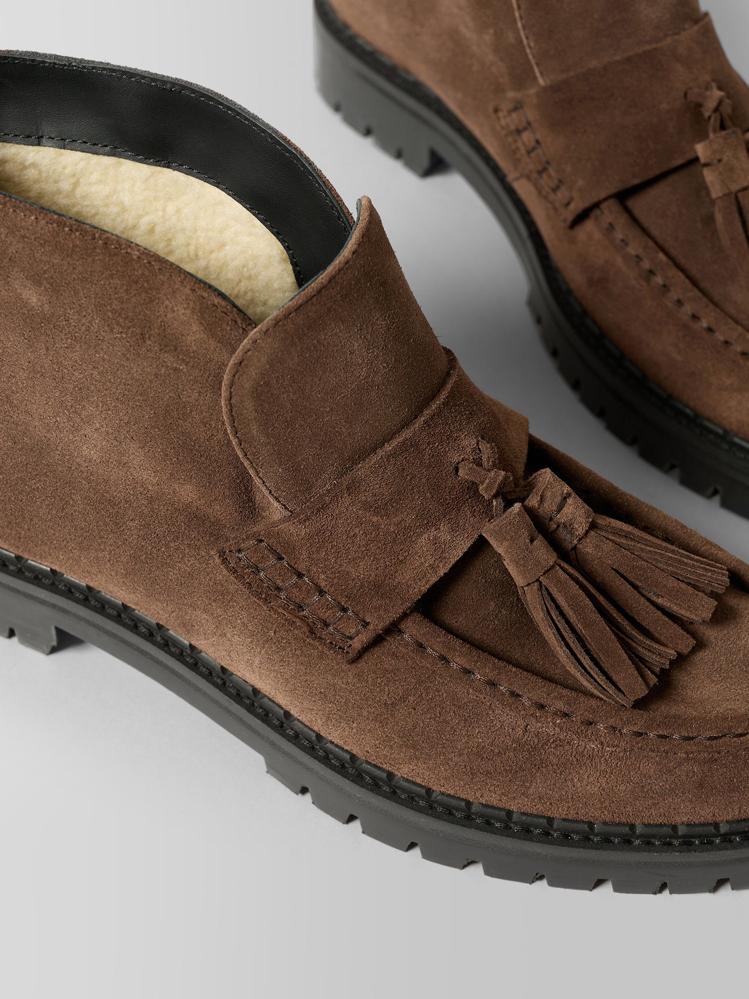 Blankens The Amal Brown High Loafers