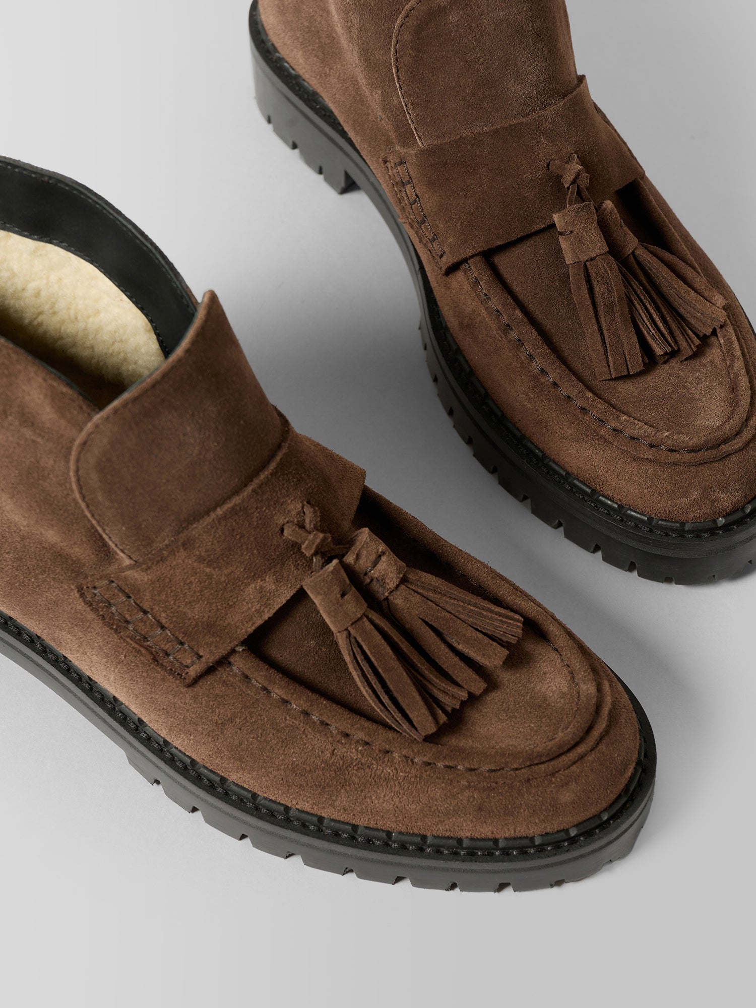 Blankens The Amal Brown High Loafers