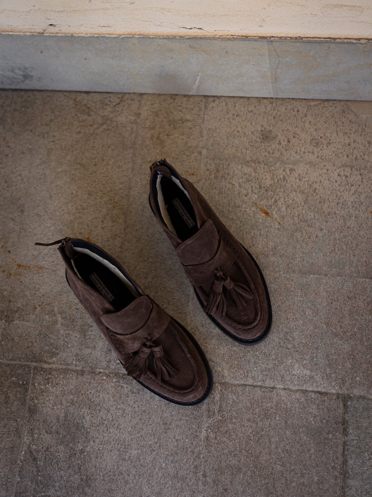 Blankens The Amal Brown High Loafers