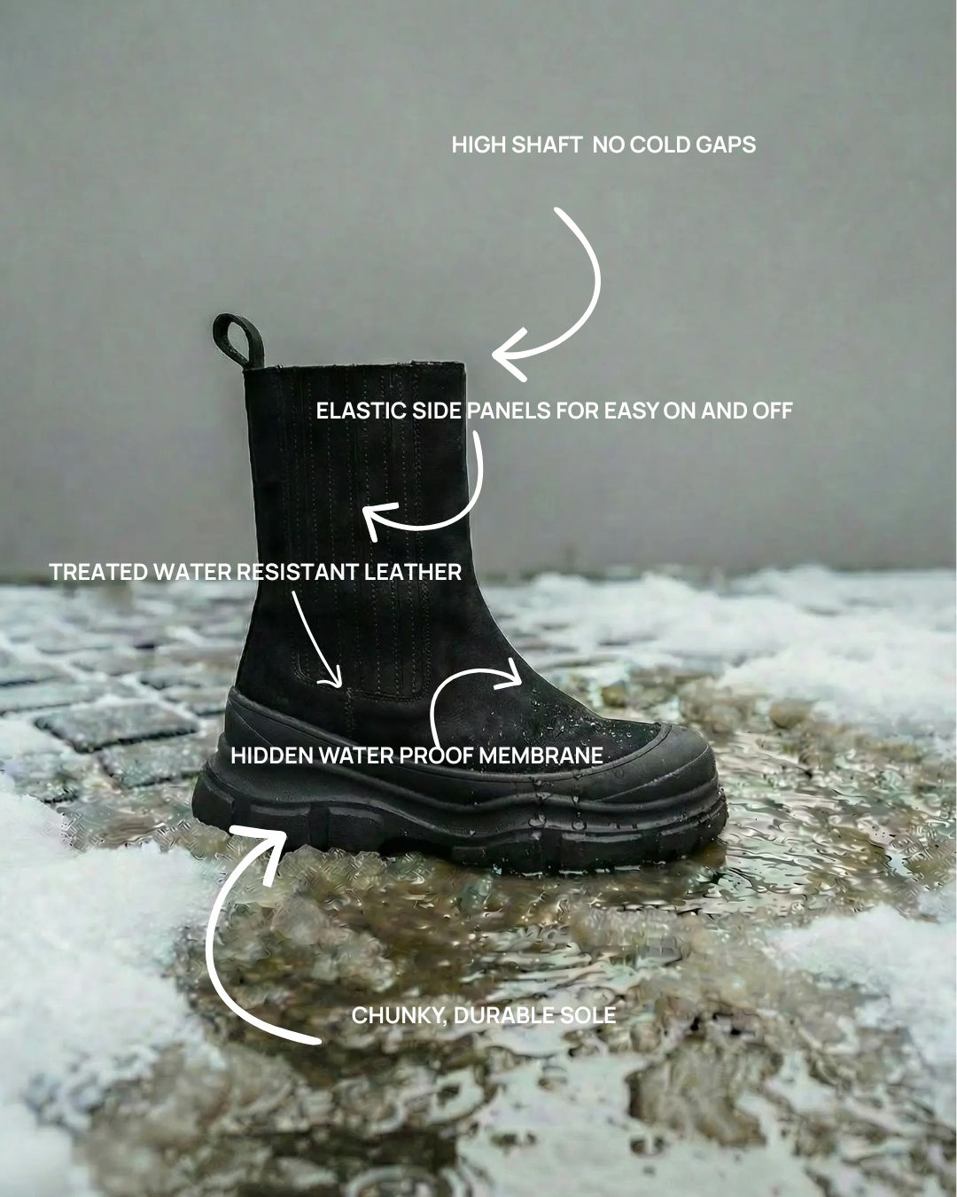 THE SEATTLE WATER RESISTANT LEATHER BOOT