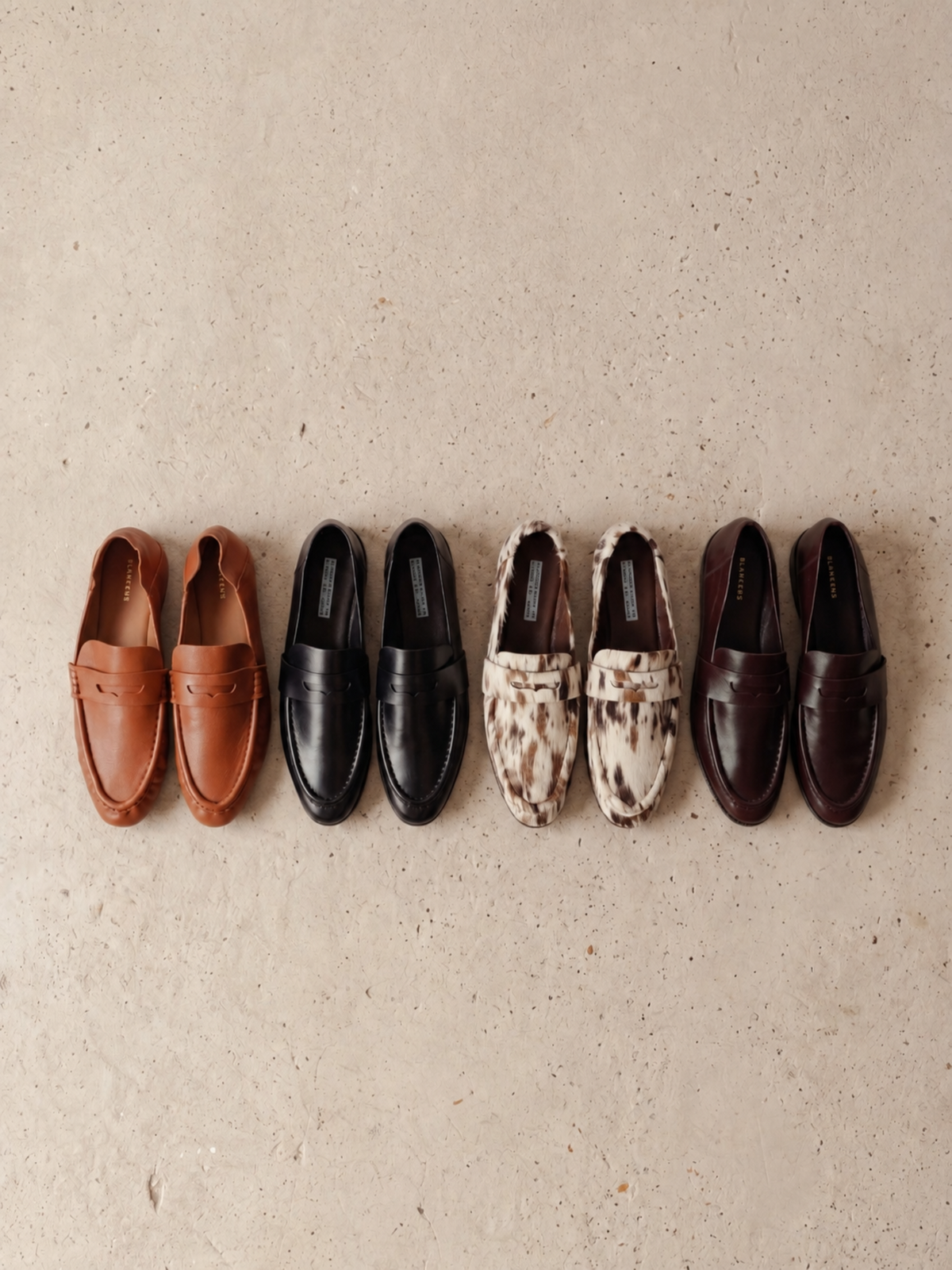 Blankens The Vienna collection, THE VIENNA BROWN LEATHER LOAFER, THE VIENNA CAMEL SACCHETTO LOAFER,THE VIENNA BLACK LEATHER LOAFER, THE VIENNA PONY LOAFER