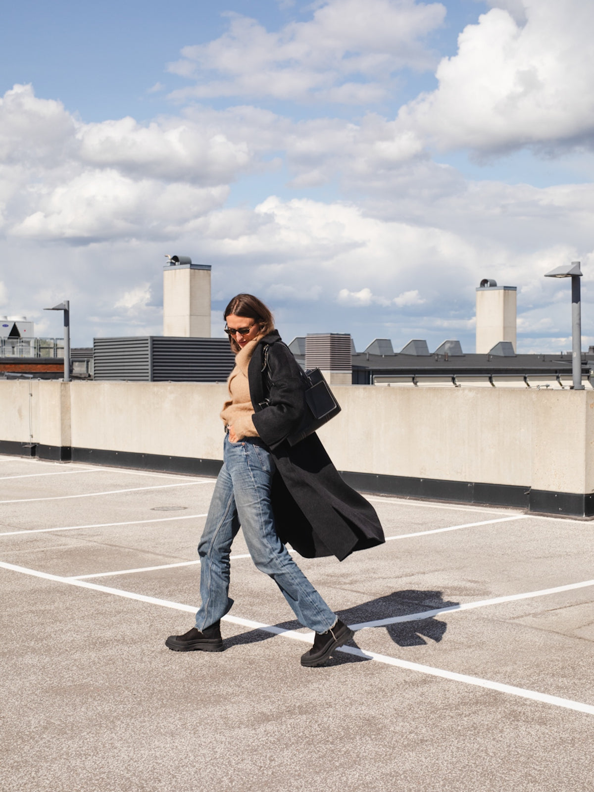 The Baltimore Black Water-Resistant Leather