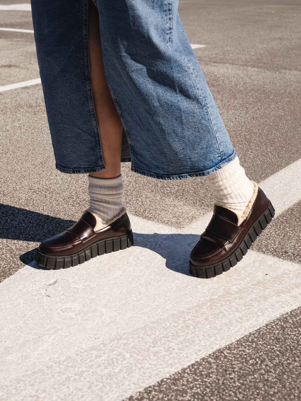 The Hana Washed Brown Leather