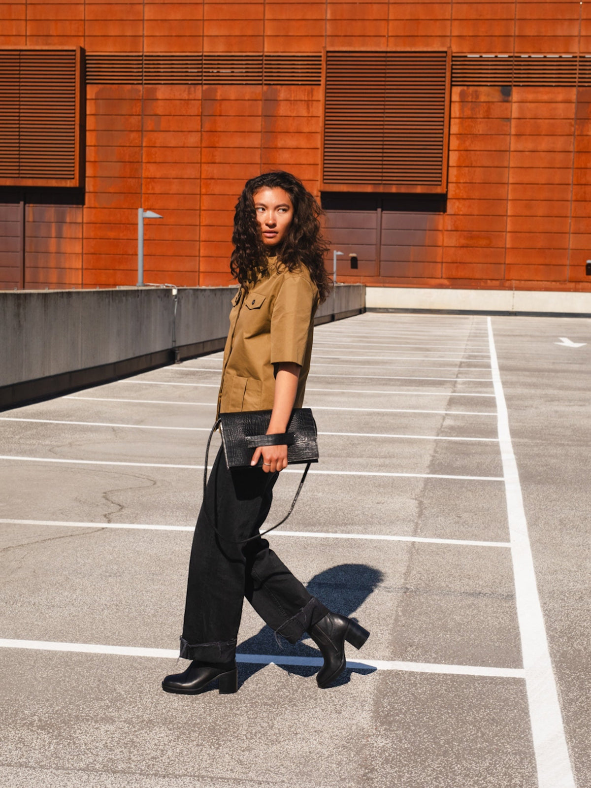 The Milou Black Leather