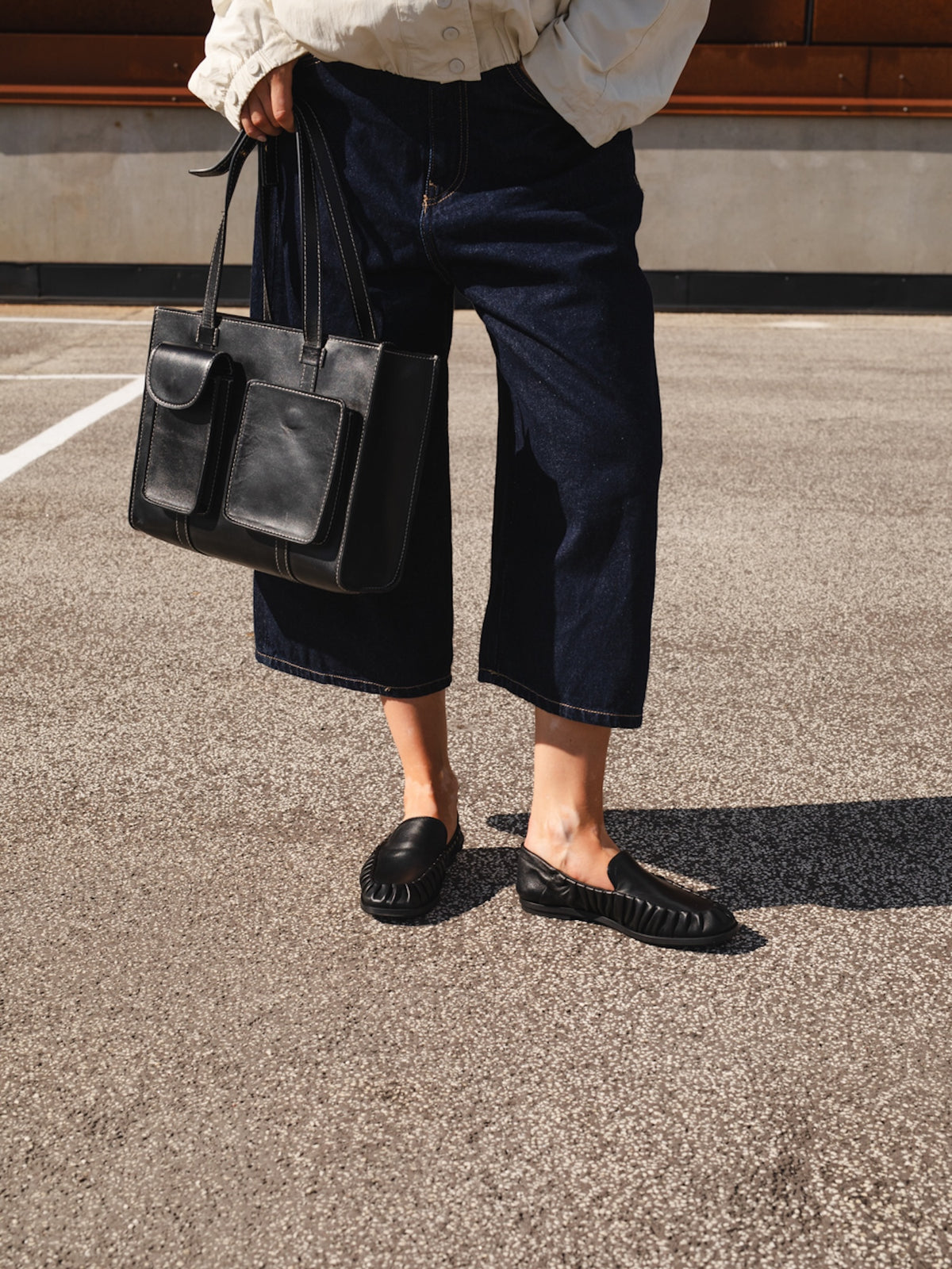 The Valeria Black Leather