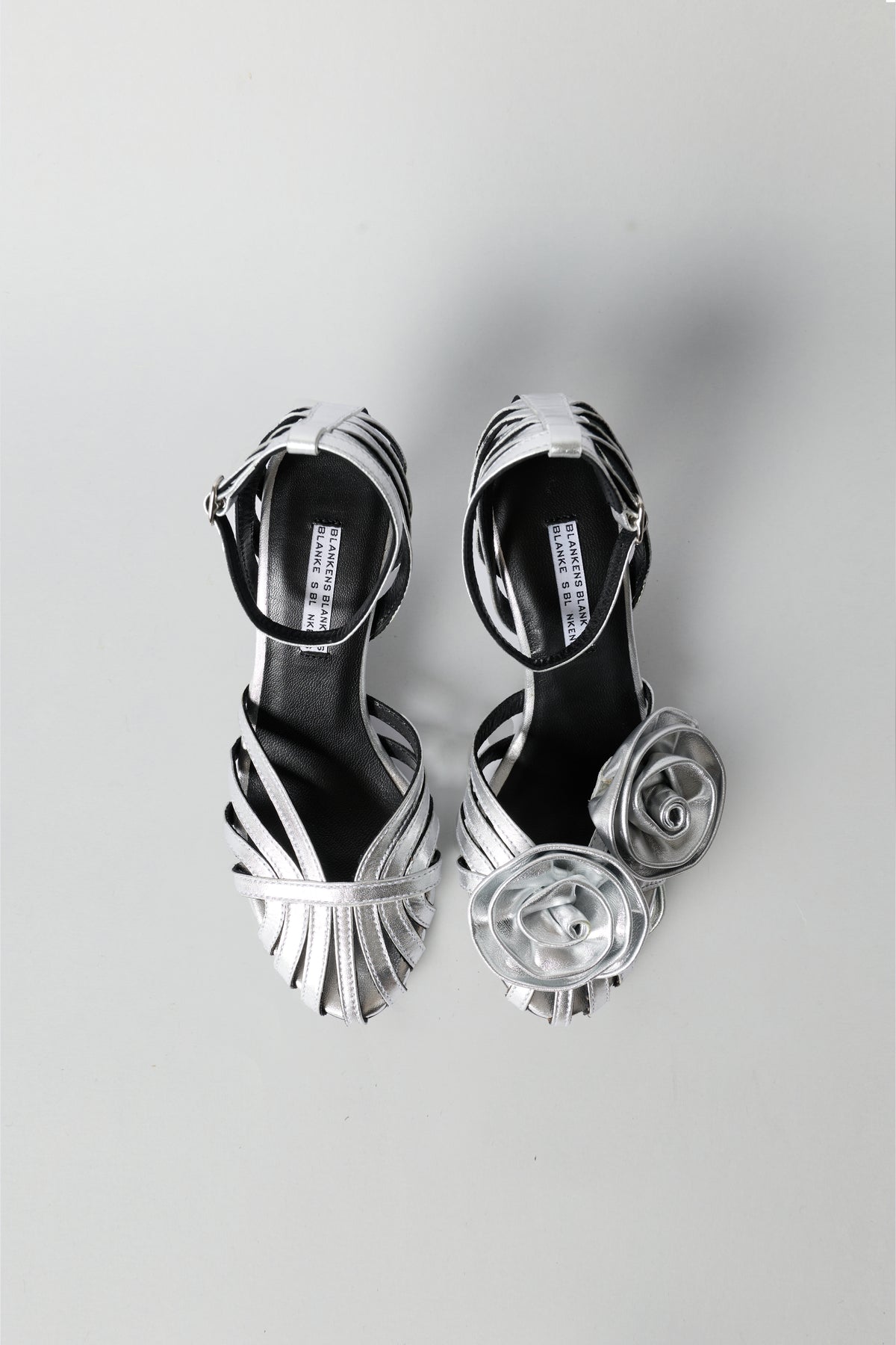 Blankens The Caroline Silver Clip-On Roses