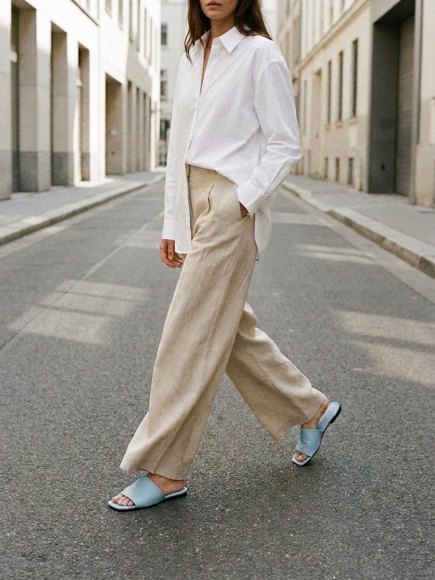 The Frida Sky Blue Leather