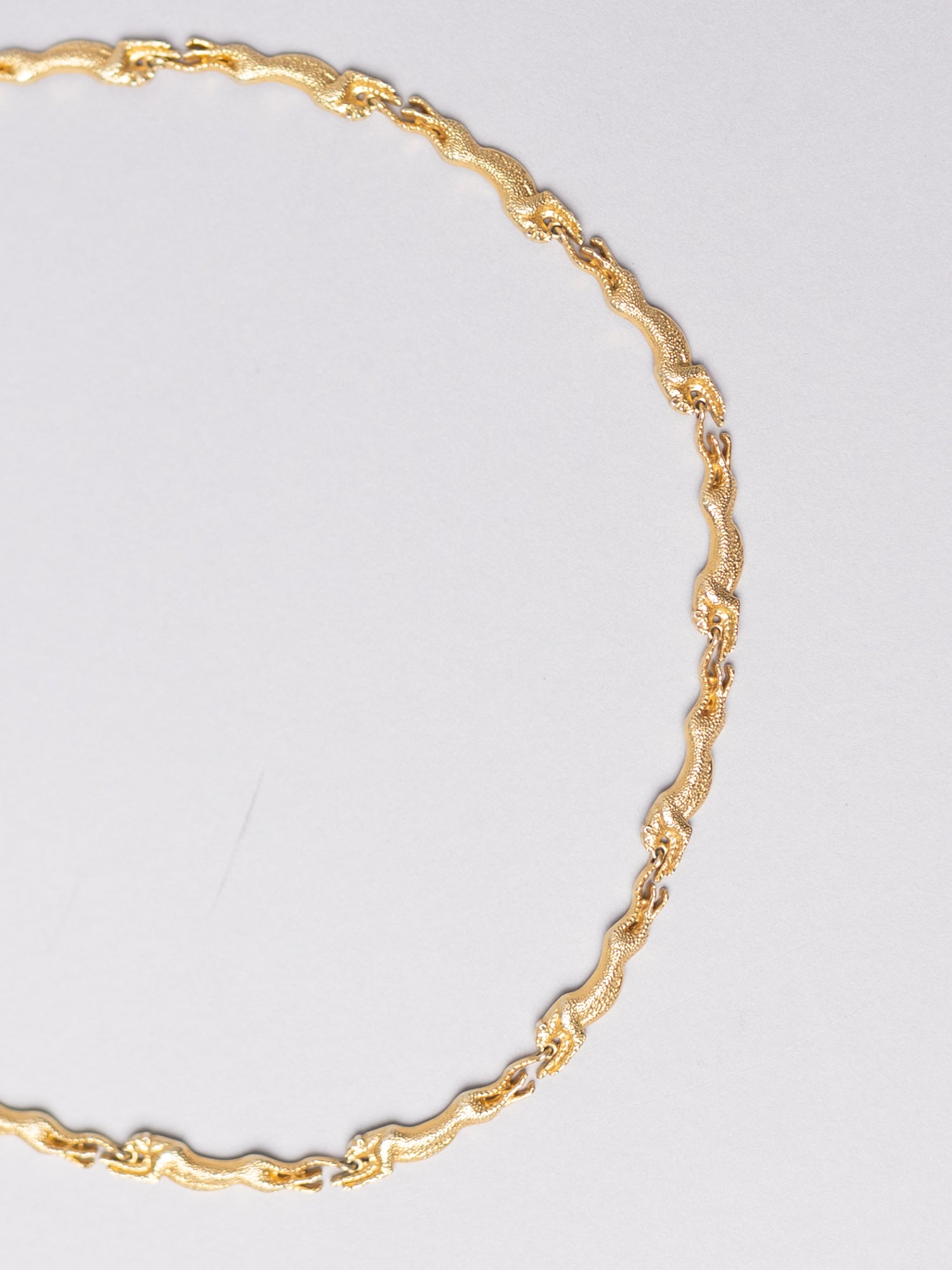 Blankens Gold Large Cheetah Chain Necklace